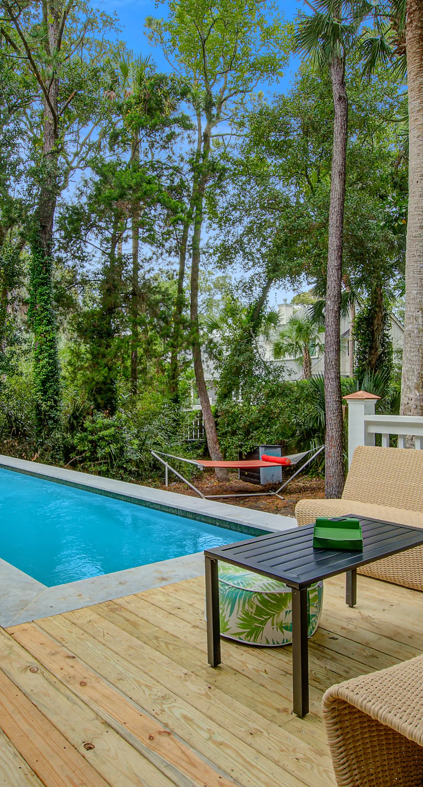 Stunning home, close to beach with large deck, pool & outdoor shower