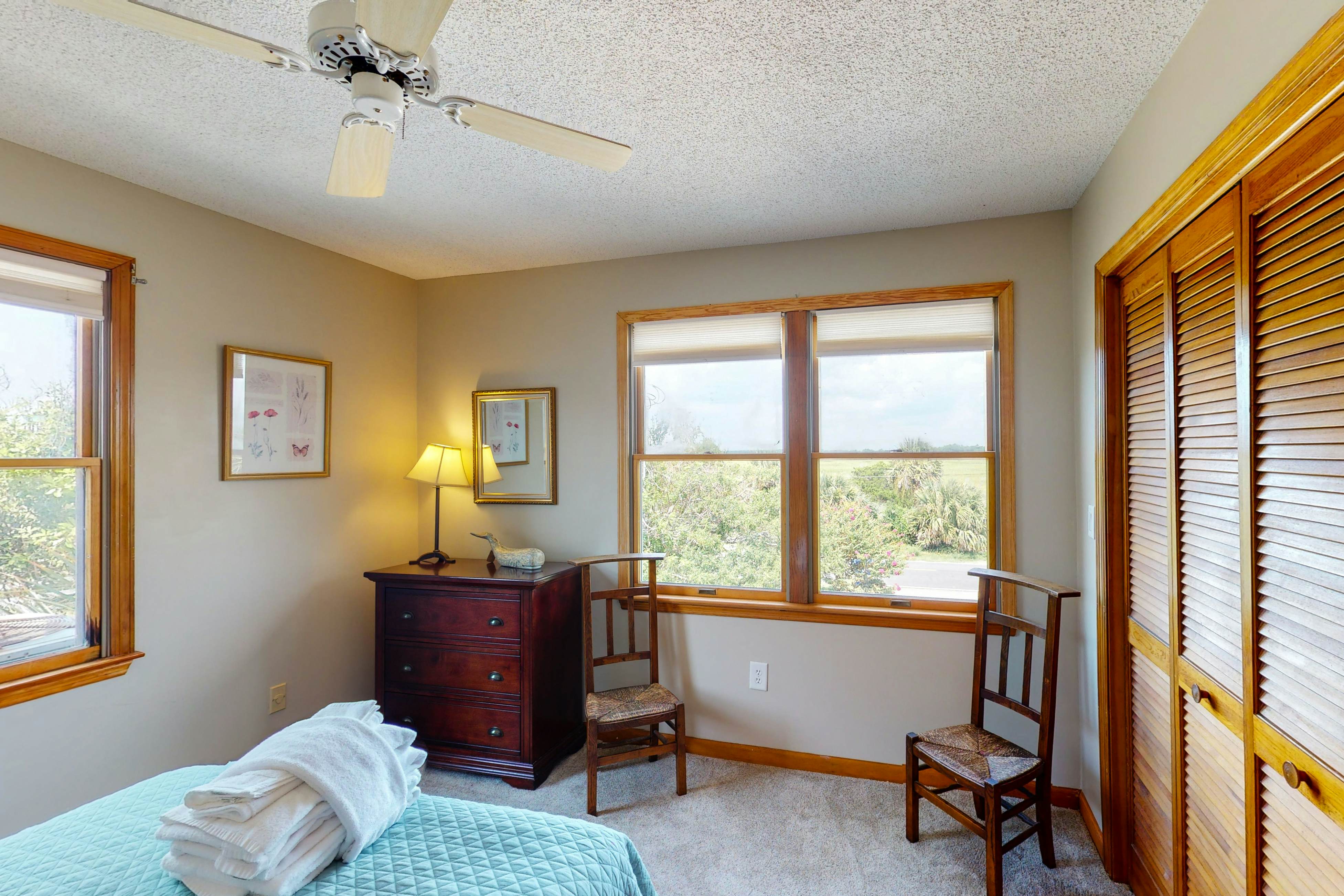 Oceanfront home with stunning ocean views, central AC, and private W/D