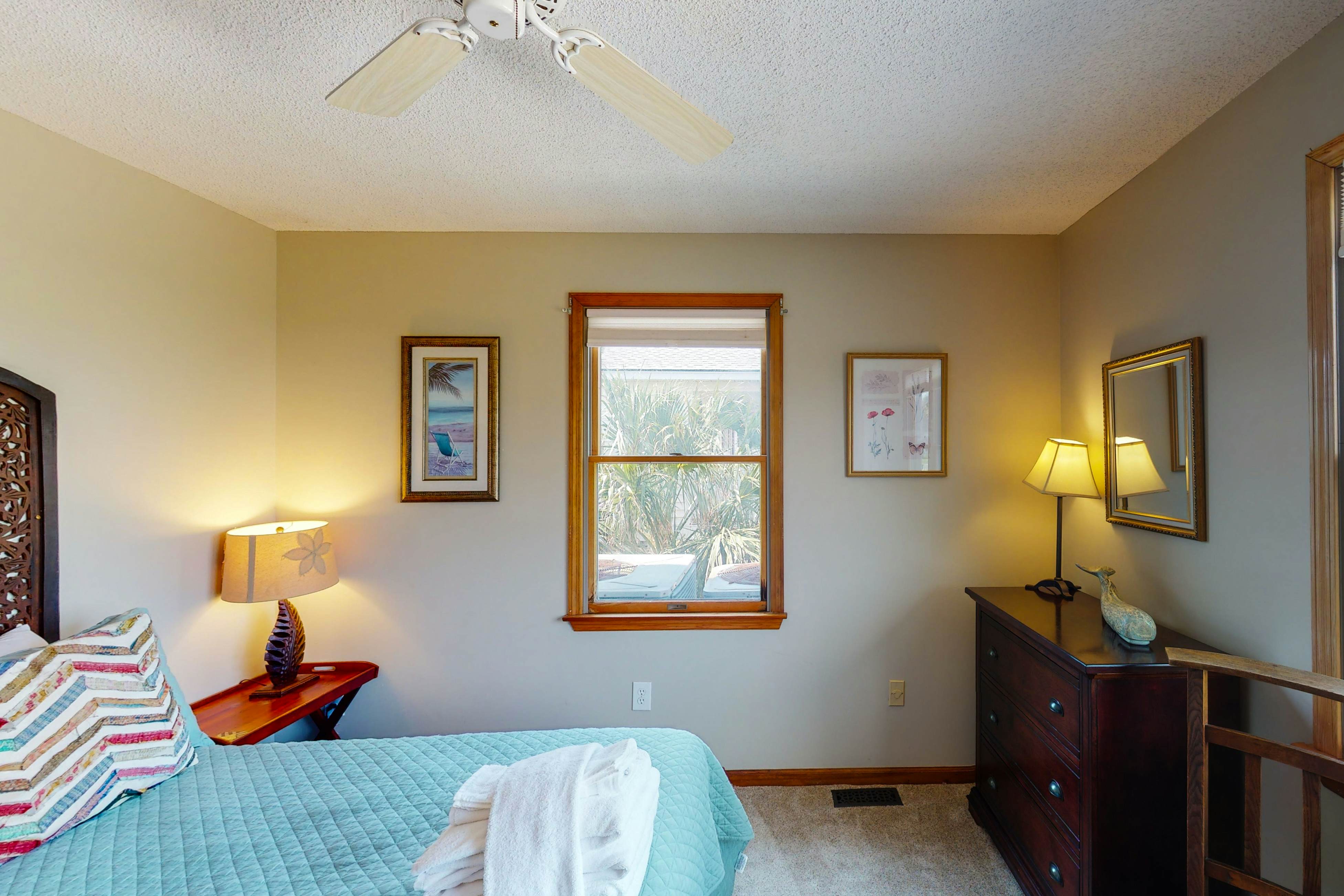 Oceanfront home with stunning ocean views, central AC, and private W/D