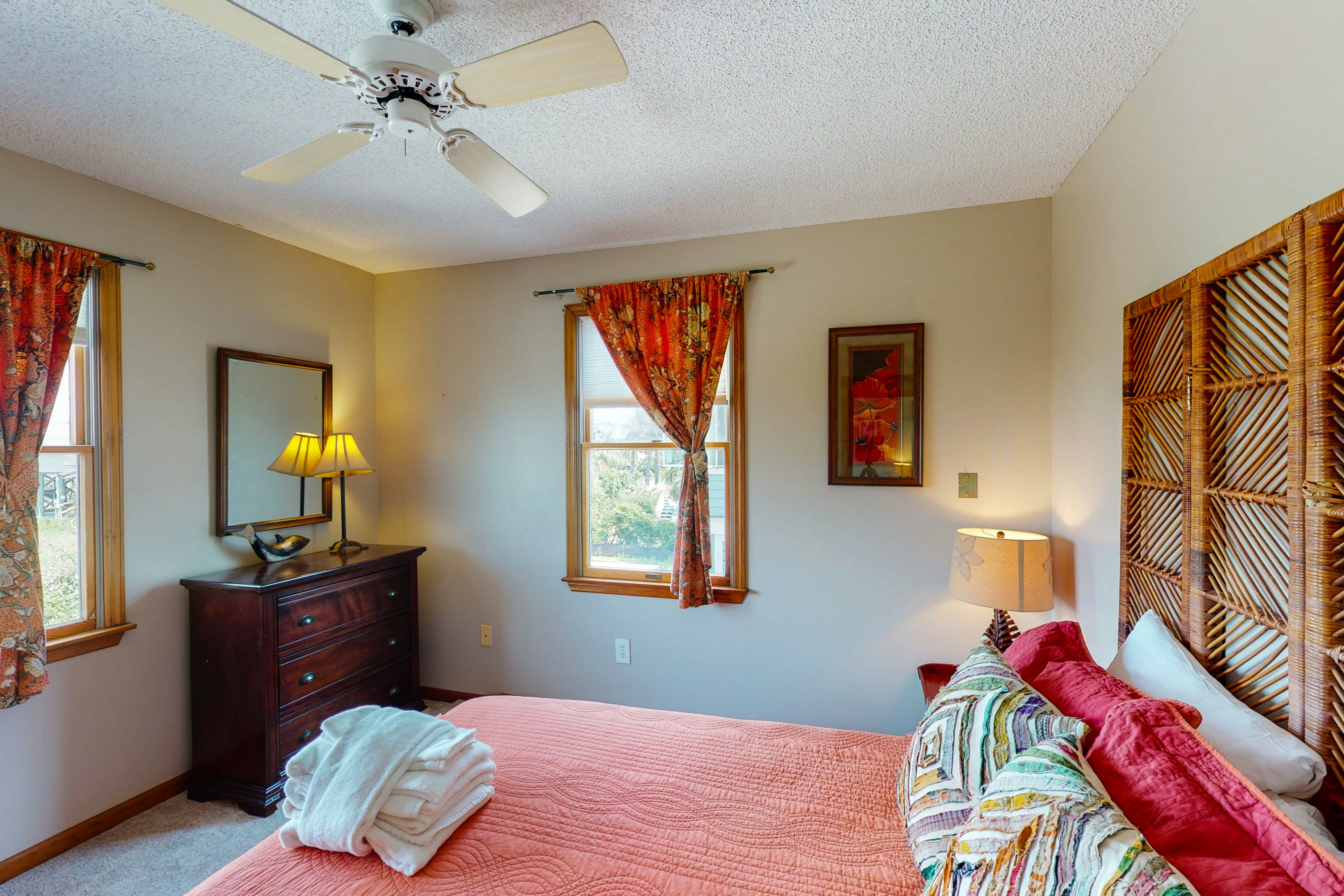 Oceanfront home with stunning ocean views, central AC, and private W/D