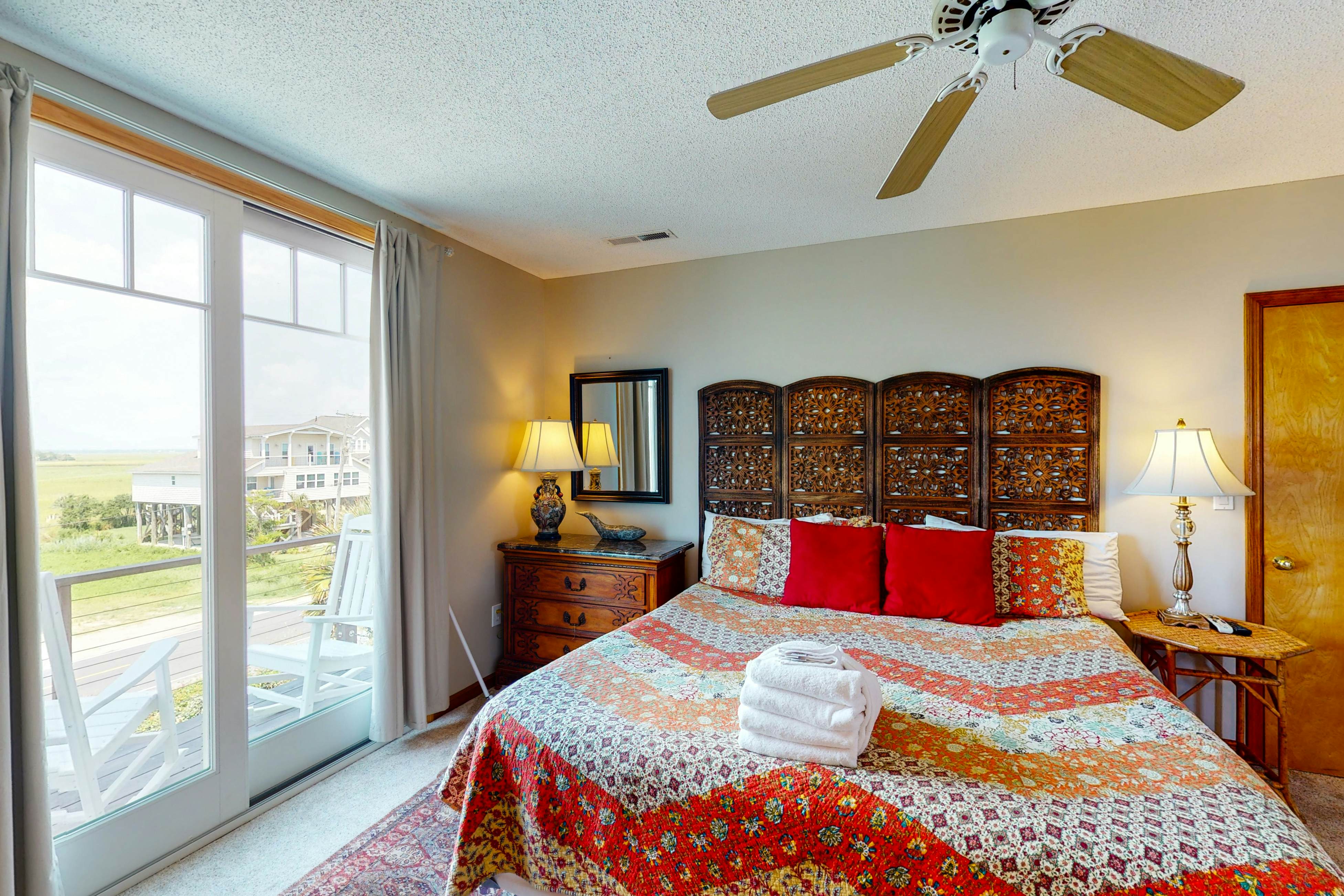 Oceanfront home with stunning ocean views, central AC, and private W/D