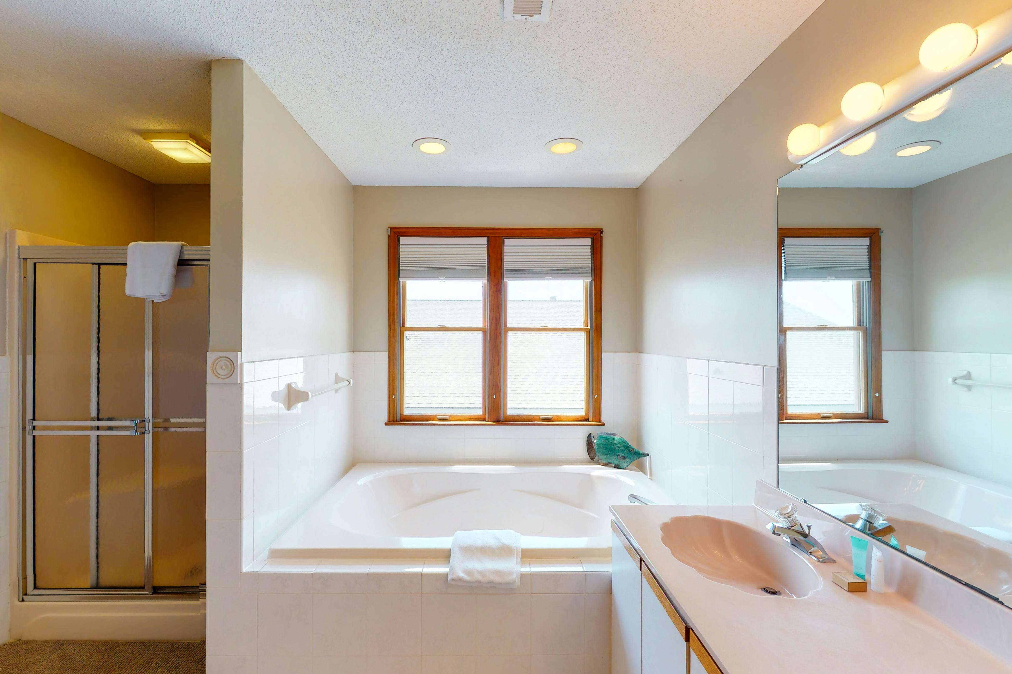 Oceanfront home with stunning ocean views, central AC, and private W/D