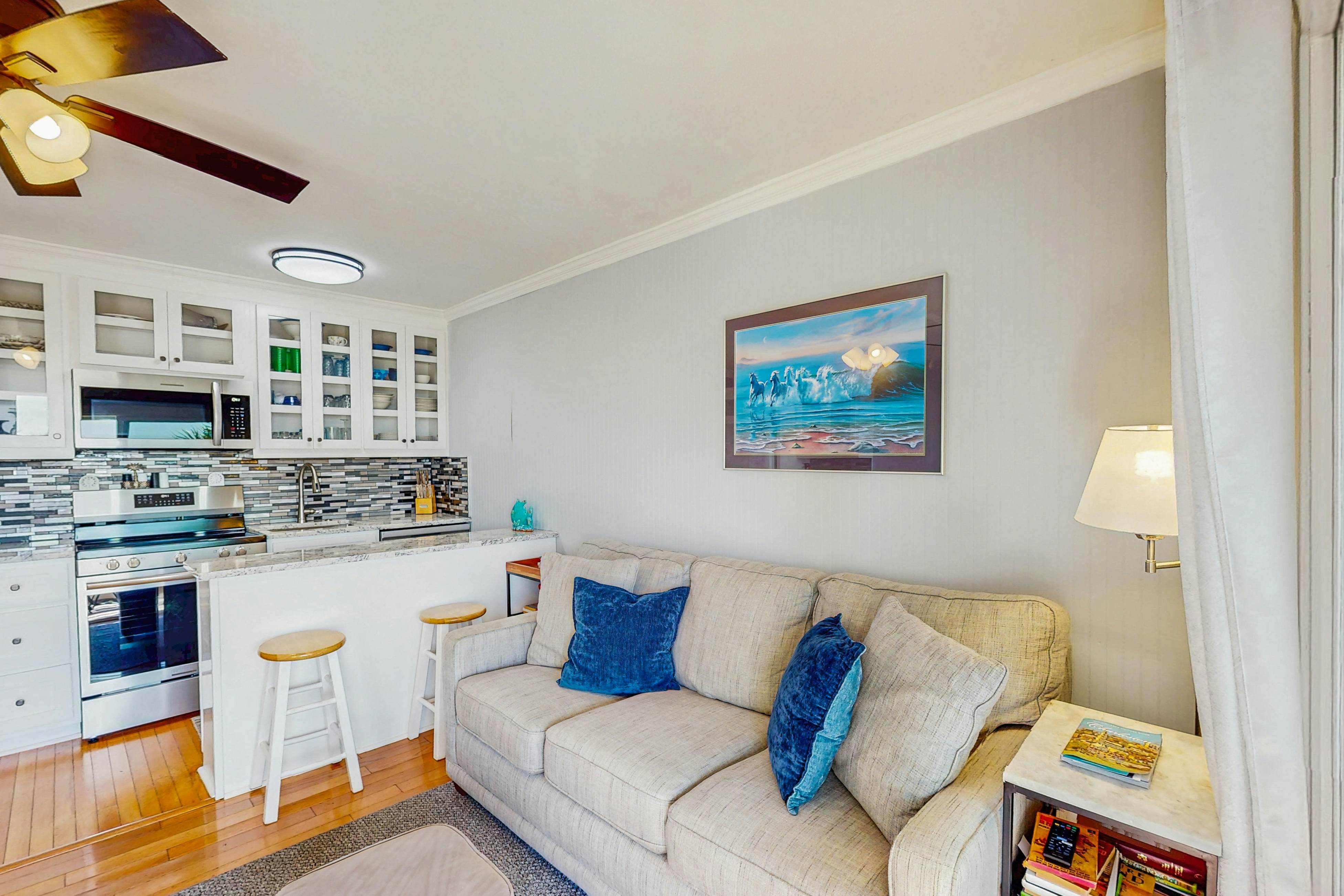 Renovated villa with gorgeous ocean views, pool, grills, & great location