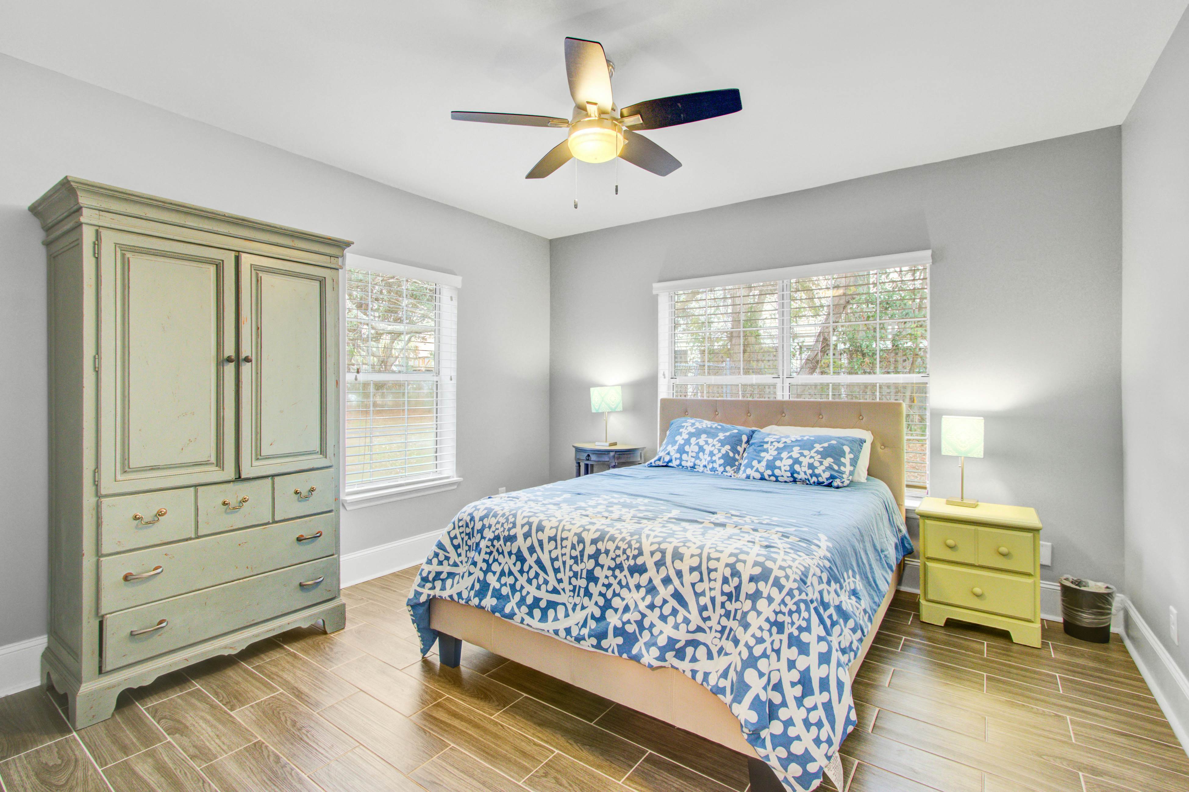 Dog-friendly, ocean-view getaway with grill, deck, beach access & basketball