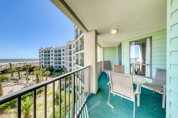 Ocean-view villa at beachfront complex with pool - walk to golf, dining, & more