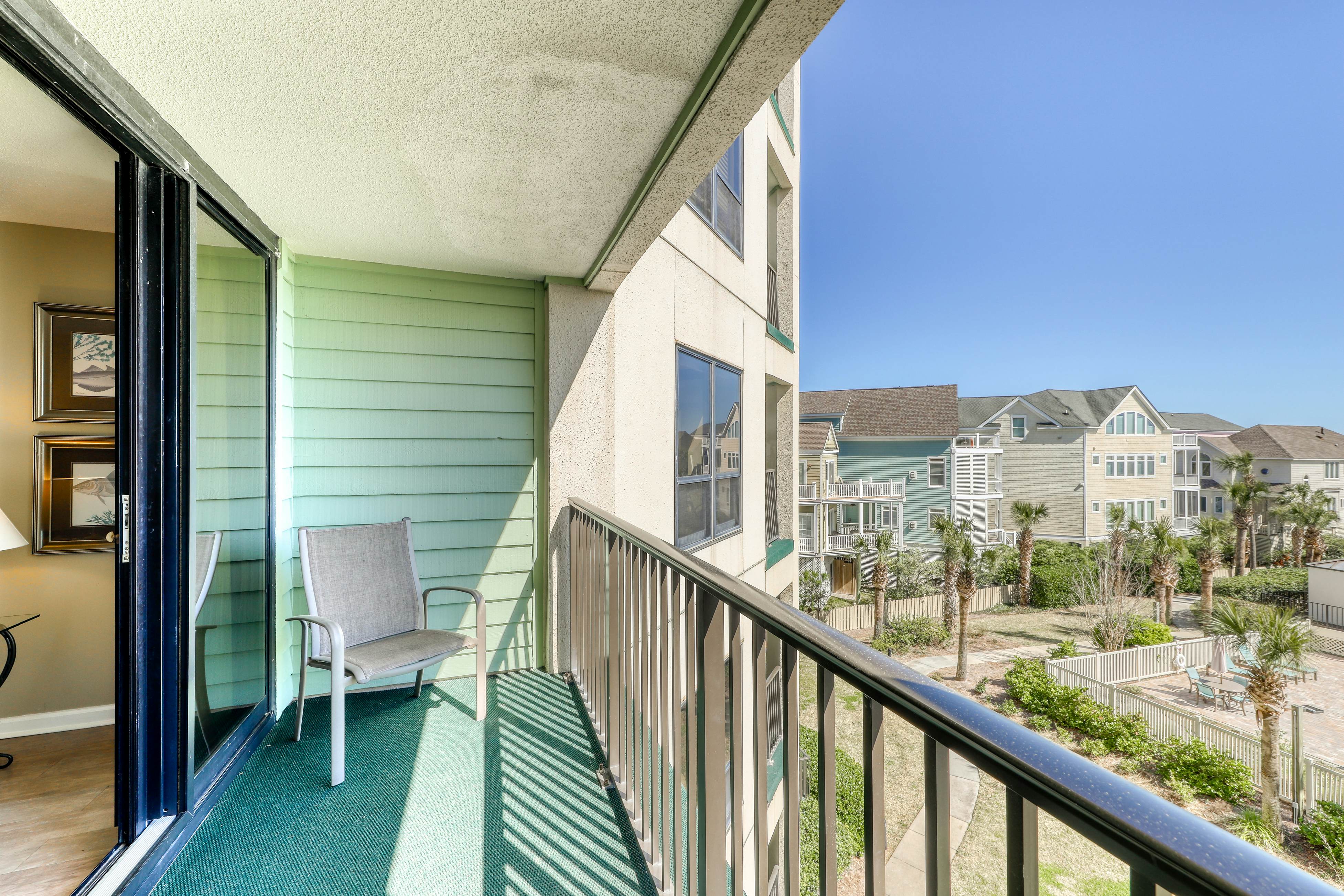 Ocean-view villa at beachfront complex with pool - walk to golf, dining, & more