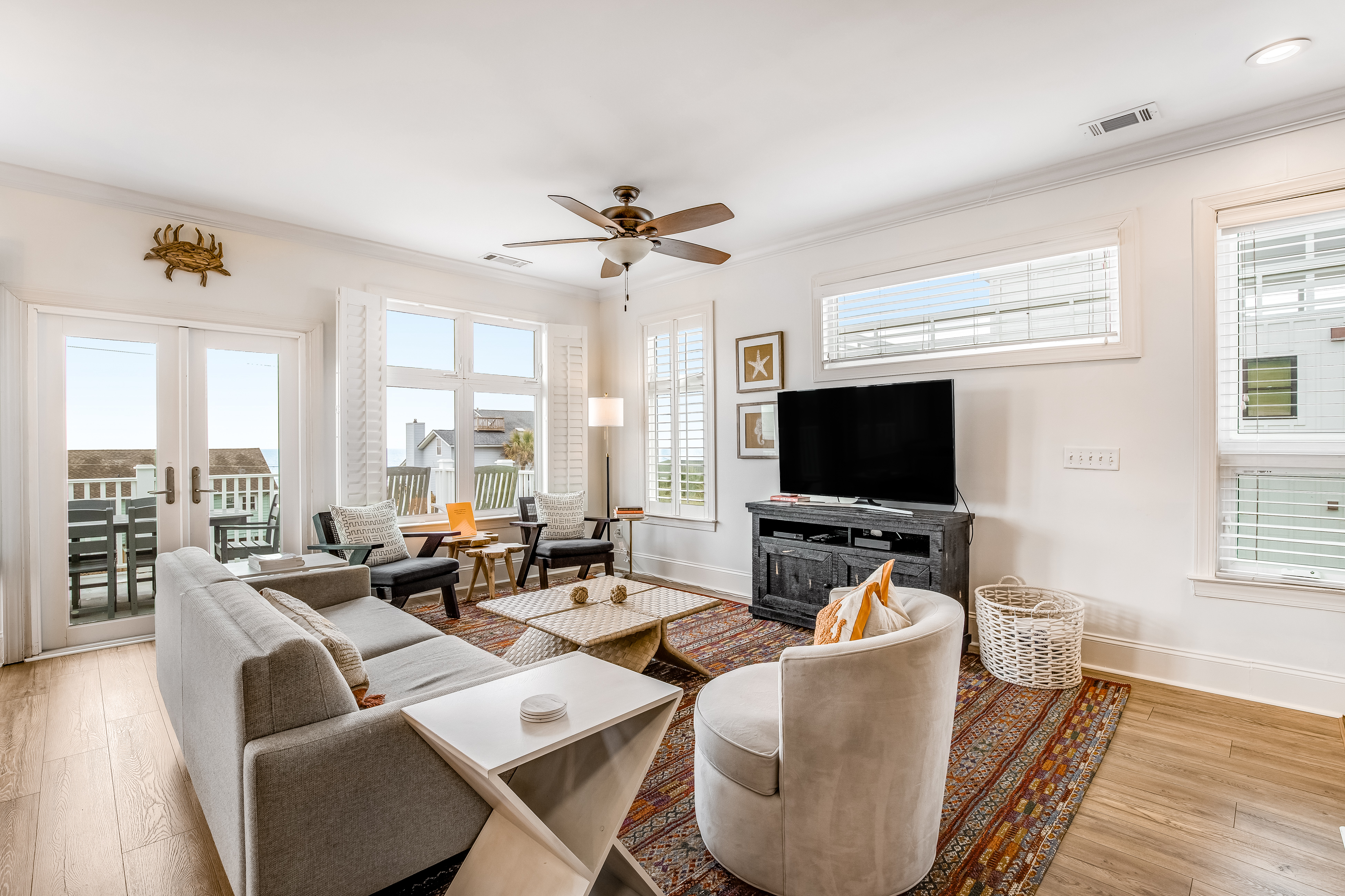 Stunning home with panoramic views and private dock - walk to the beach