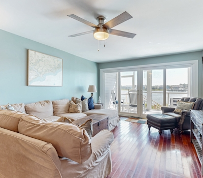 Riverfront condo near Folly Beach with balcony, views, outdoor pool & tennis