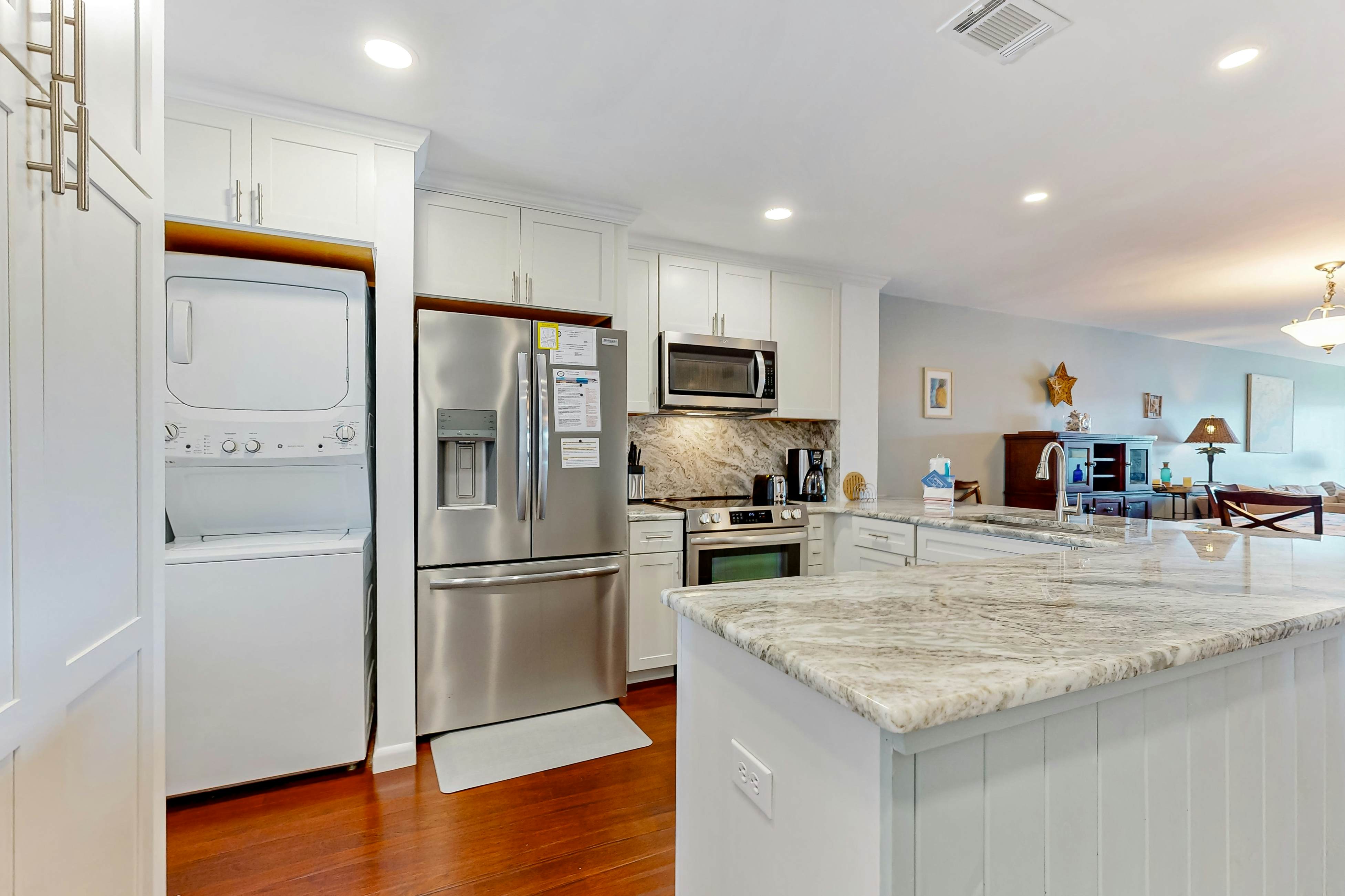 Riverfront condo near Folly Beach with balcony, views, outdoor pool & tennis