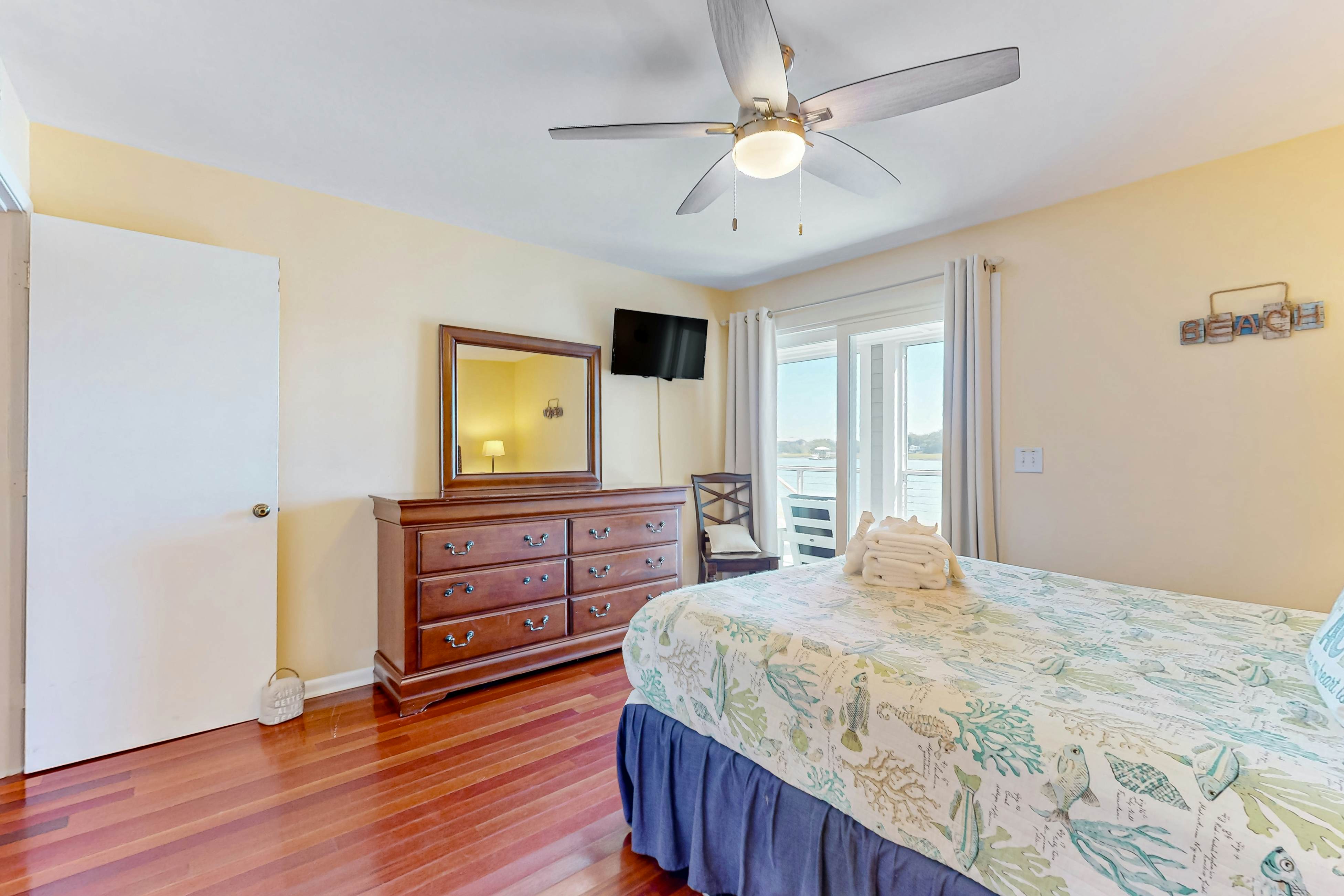 Riverfront condo near Folly Beach with balcony, views, outdoor pool & tennis
