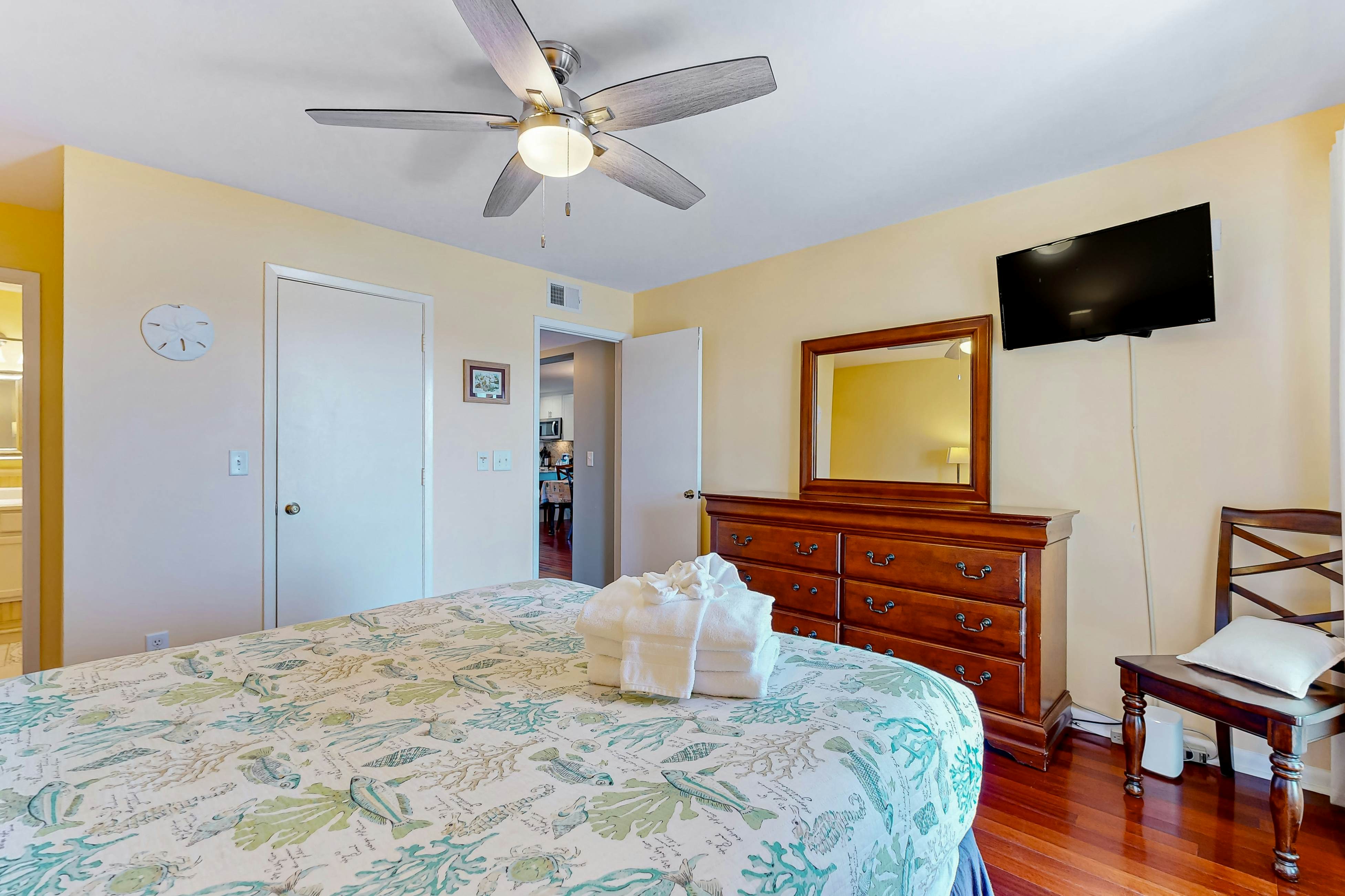 Riverfront condo near Folly Beach with balcony, views, outdoor pool & tennis