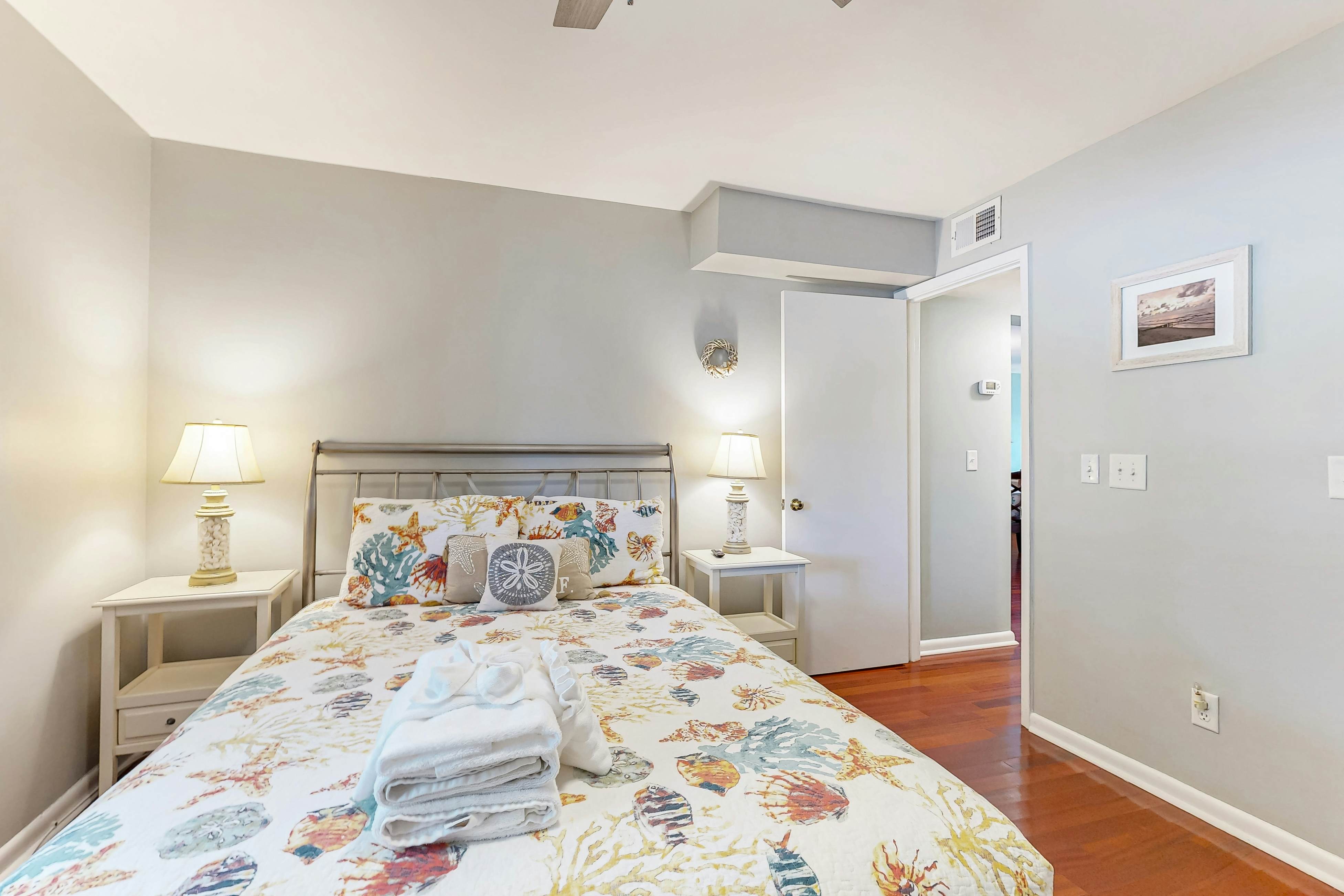 Riverfront condo near Folly Beach with balcony, views, outdoor pool & tennis