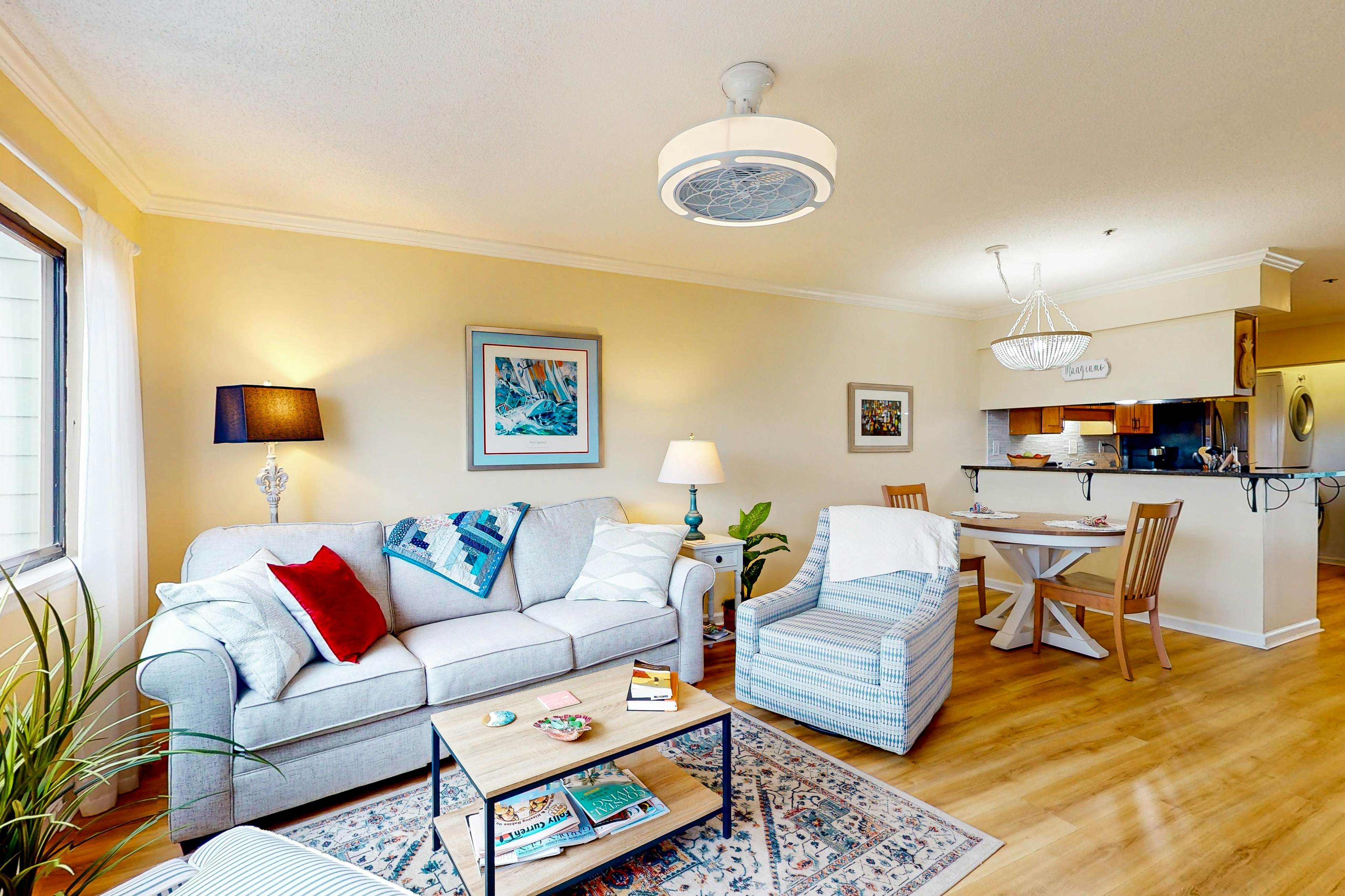 Marsh-view condo with on-site pool, tennis, & private balcony