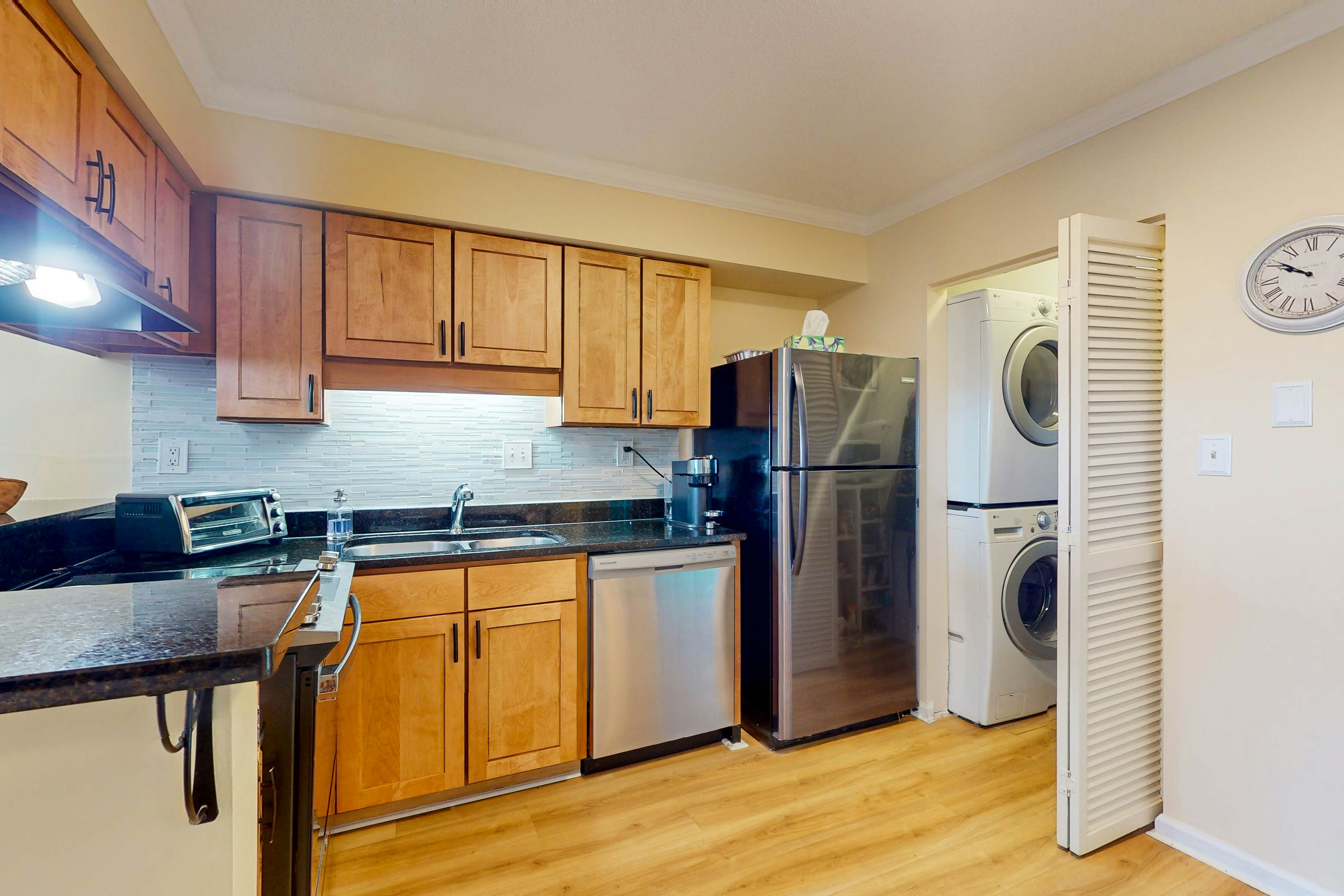 Marsh-view condo with on-site pool, tennis, & private balcony