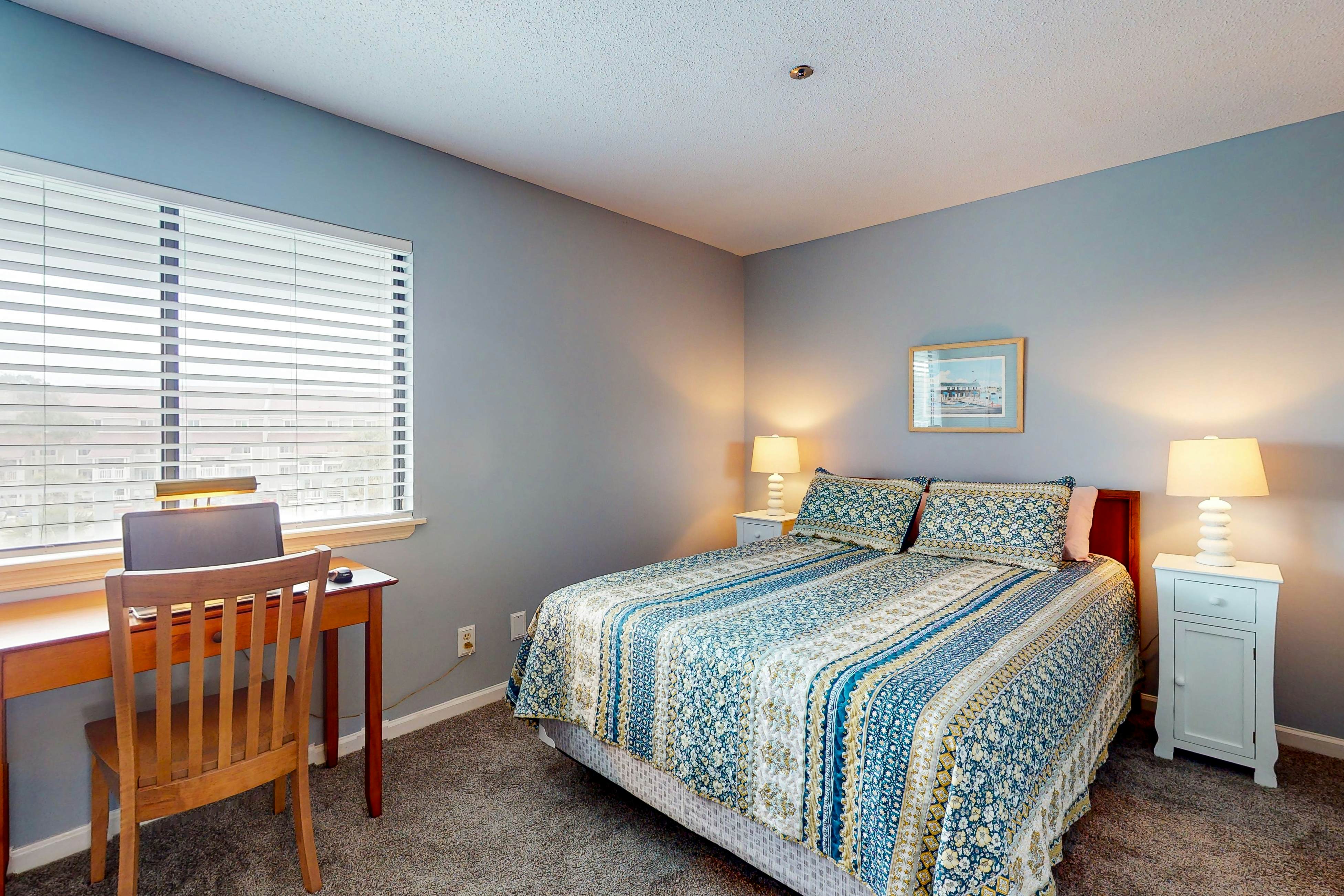 Marsh-view condo with on-site pool, tennis, & private balcony