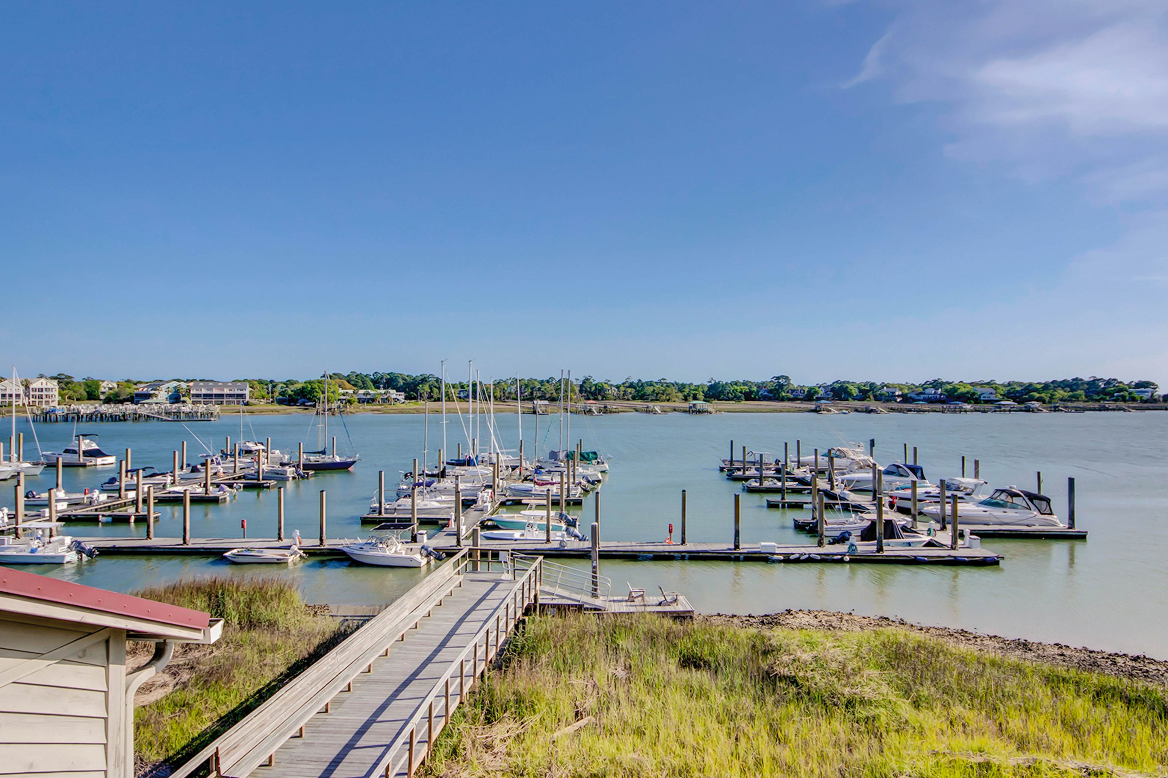 Waterfront gem with pool & amazing lanai view - near the beach, marina, & dining