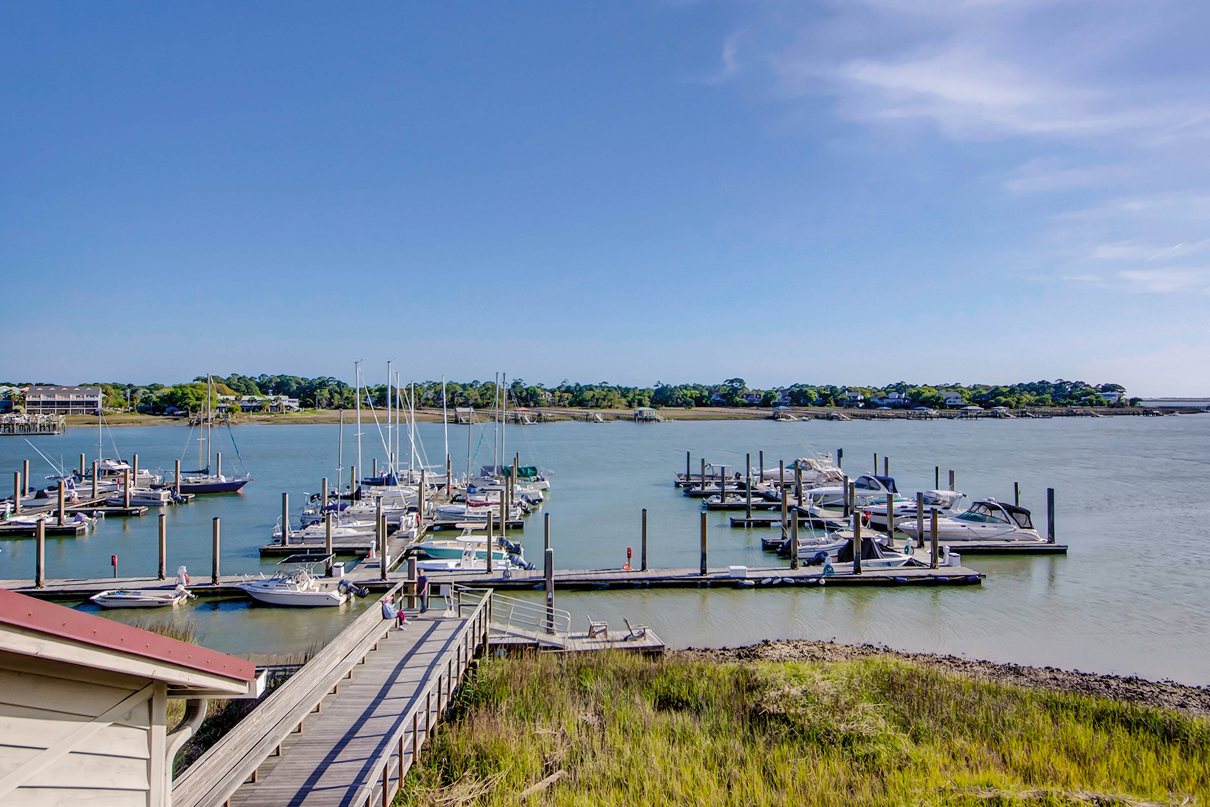 Waterfront gem with pool & amazing lanai view - near the beach, marina, & dining