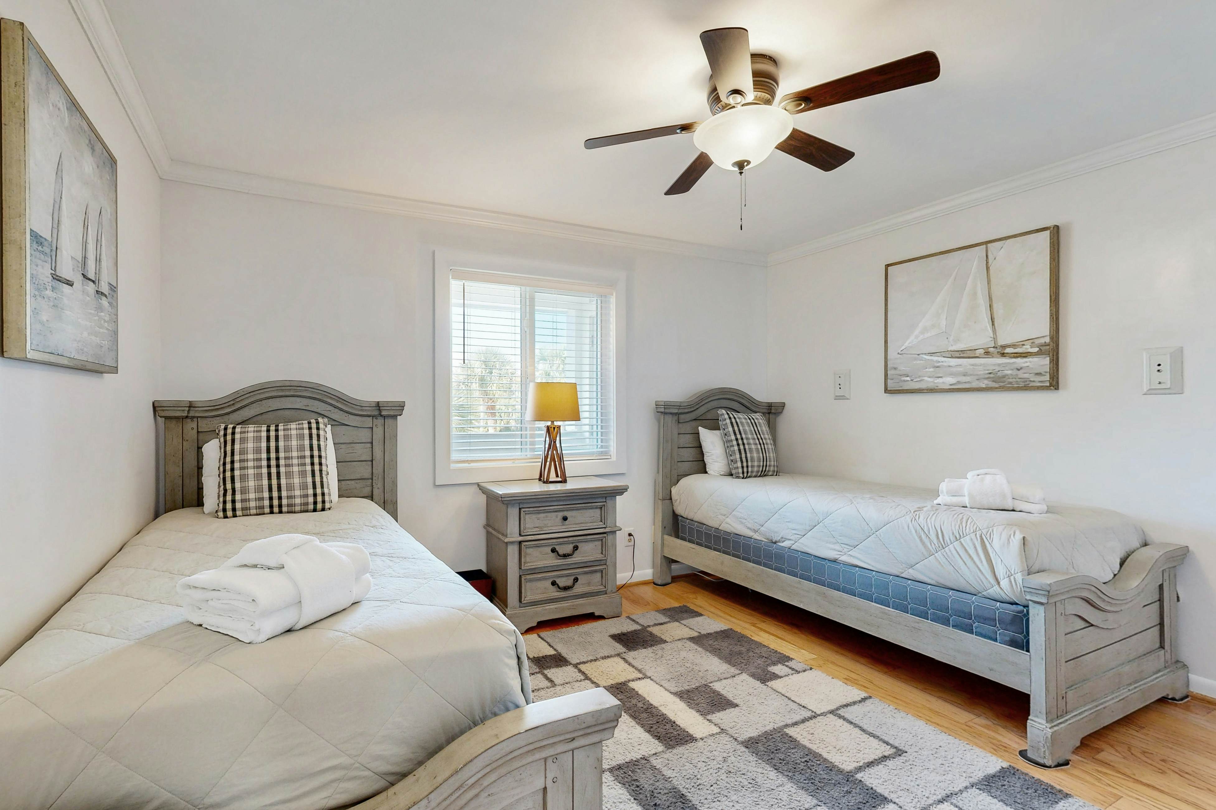 Elegant riverfront condo with access to private W/D, central AC, and pool access