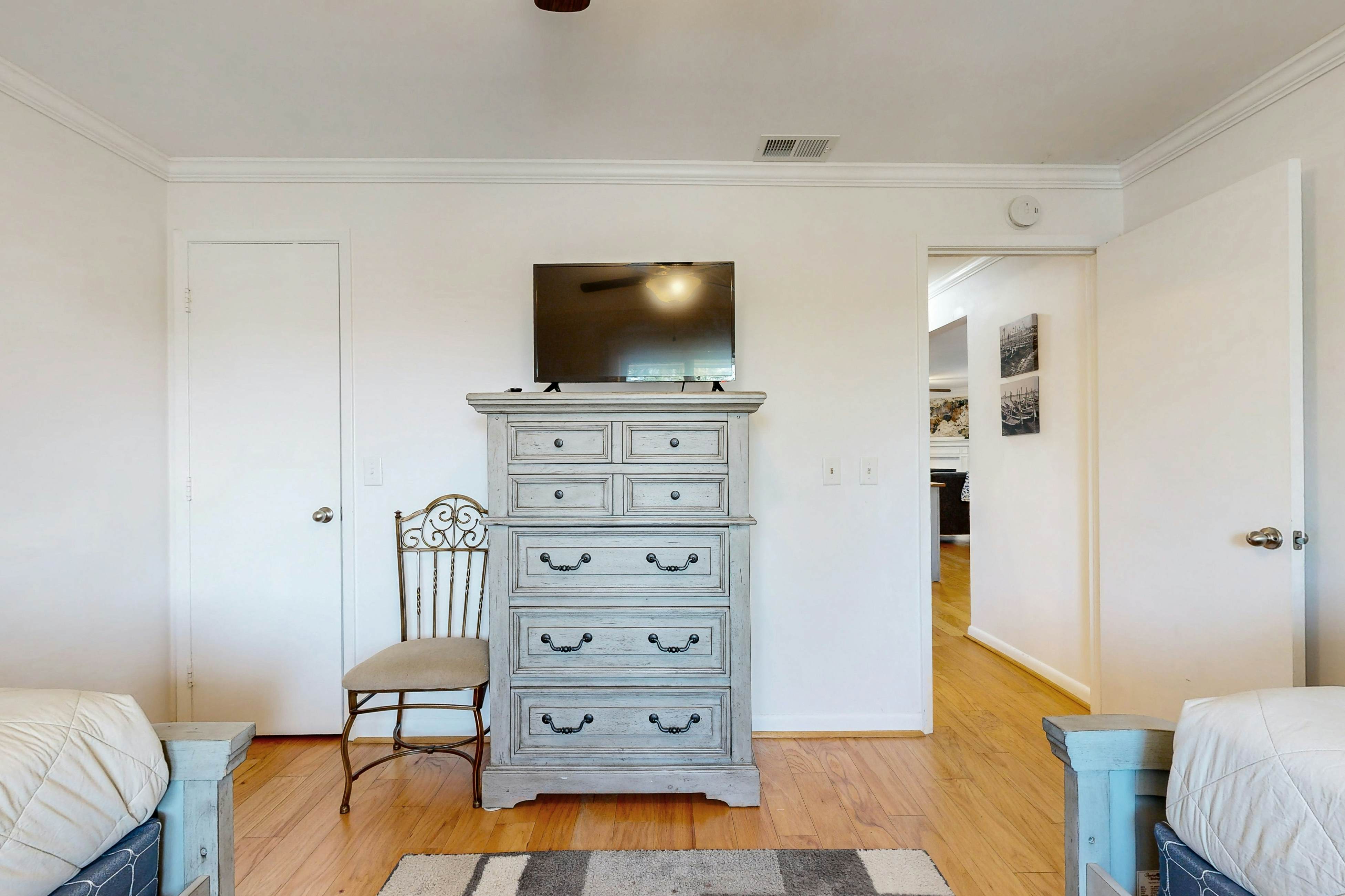 Elegant riverfront condo with access to private W/D, central AC, and pool access