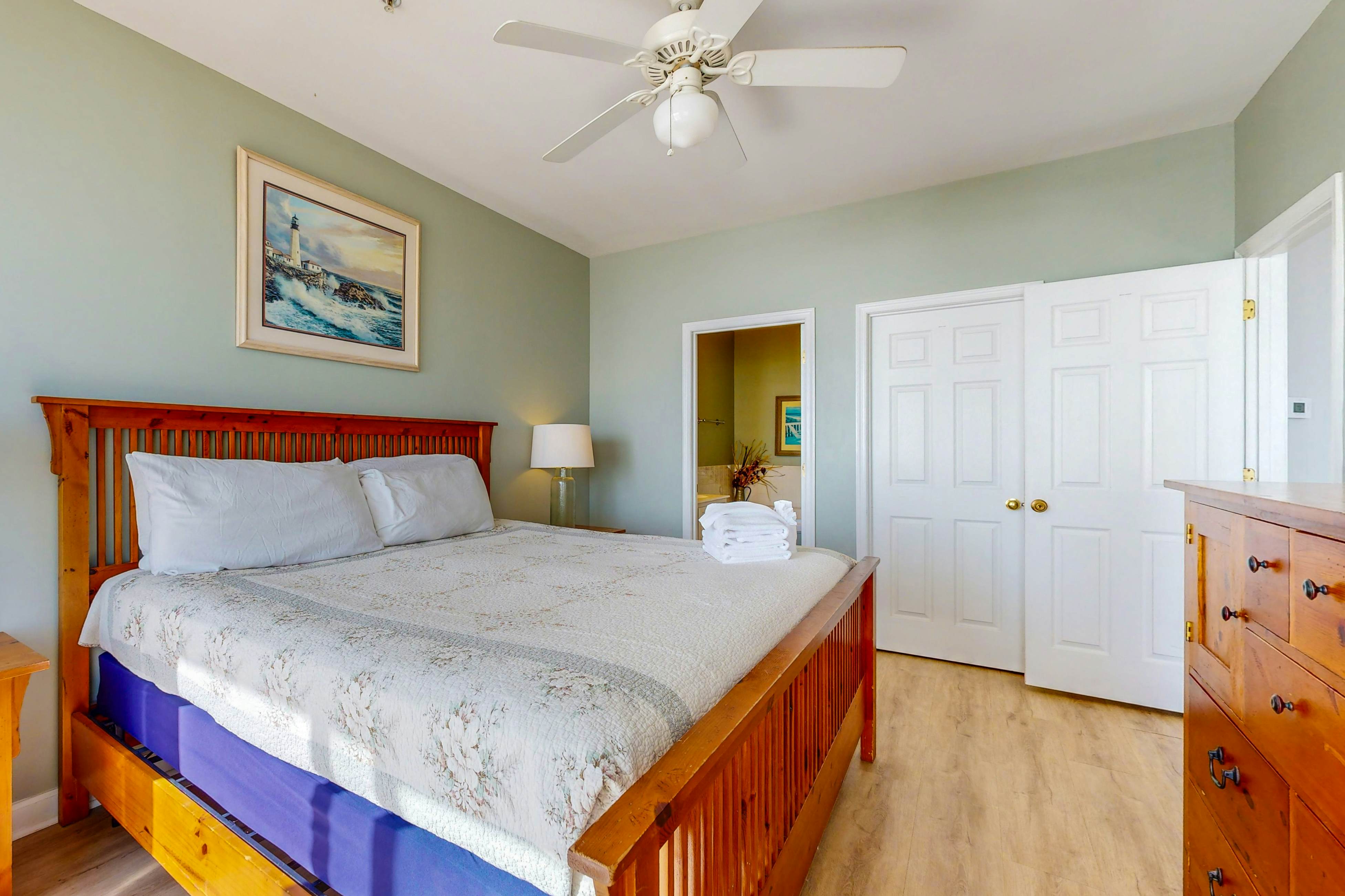 Dog-friendly penthouse with oceanfront balcony - steps to Folly Beach Pier