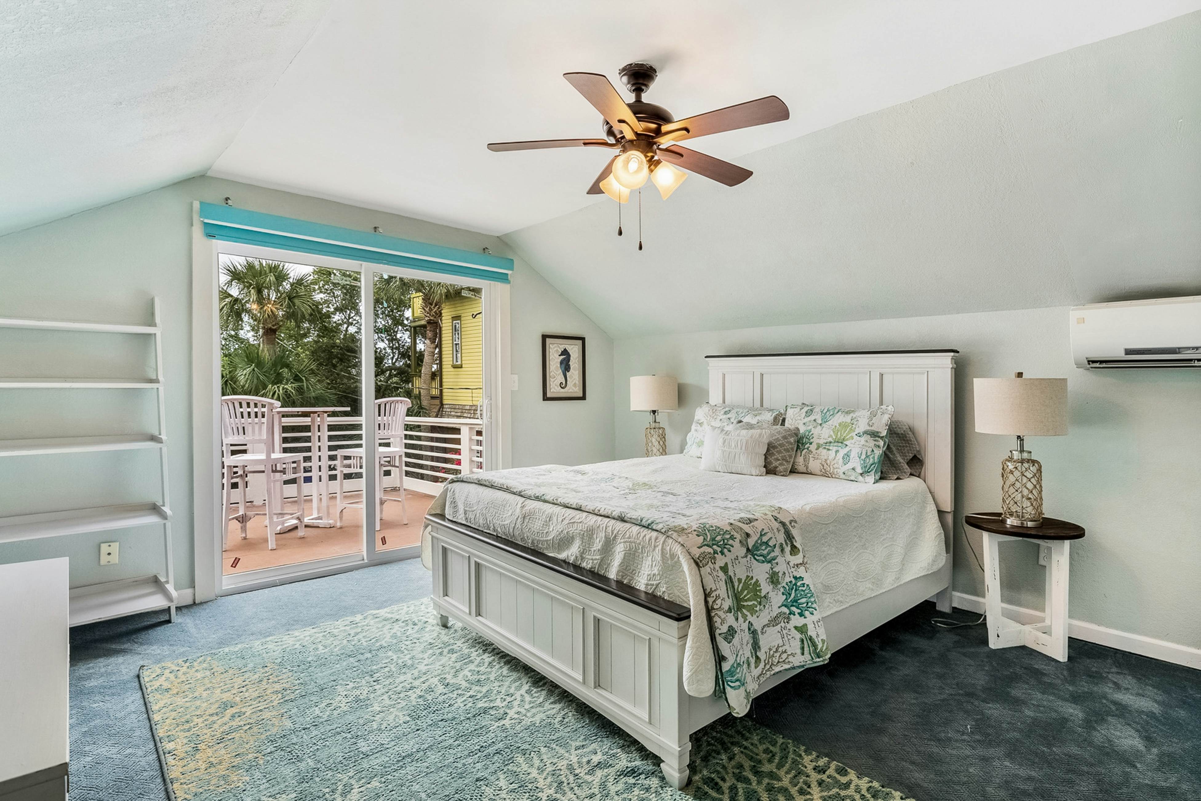 Coastal dog-friendly home with pool, ocean views & fenced yard