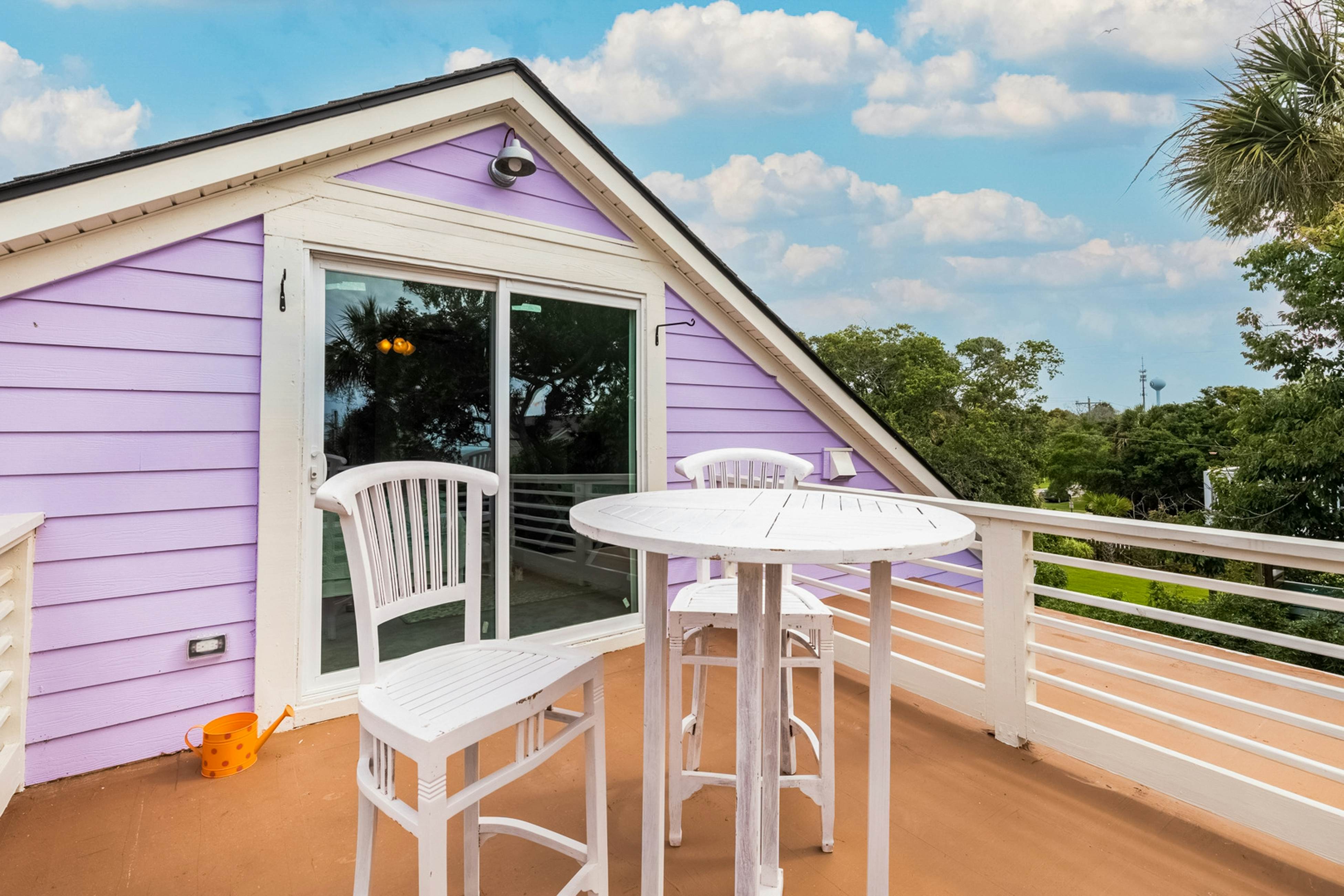 Coastal dog-friendly home with pool, ocean views & fenced yard