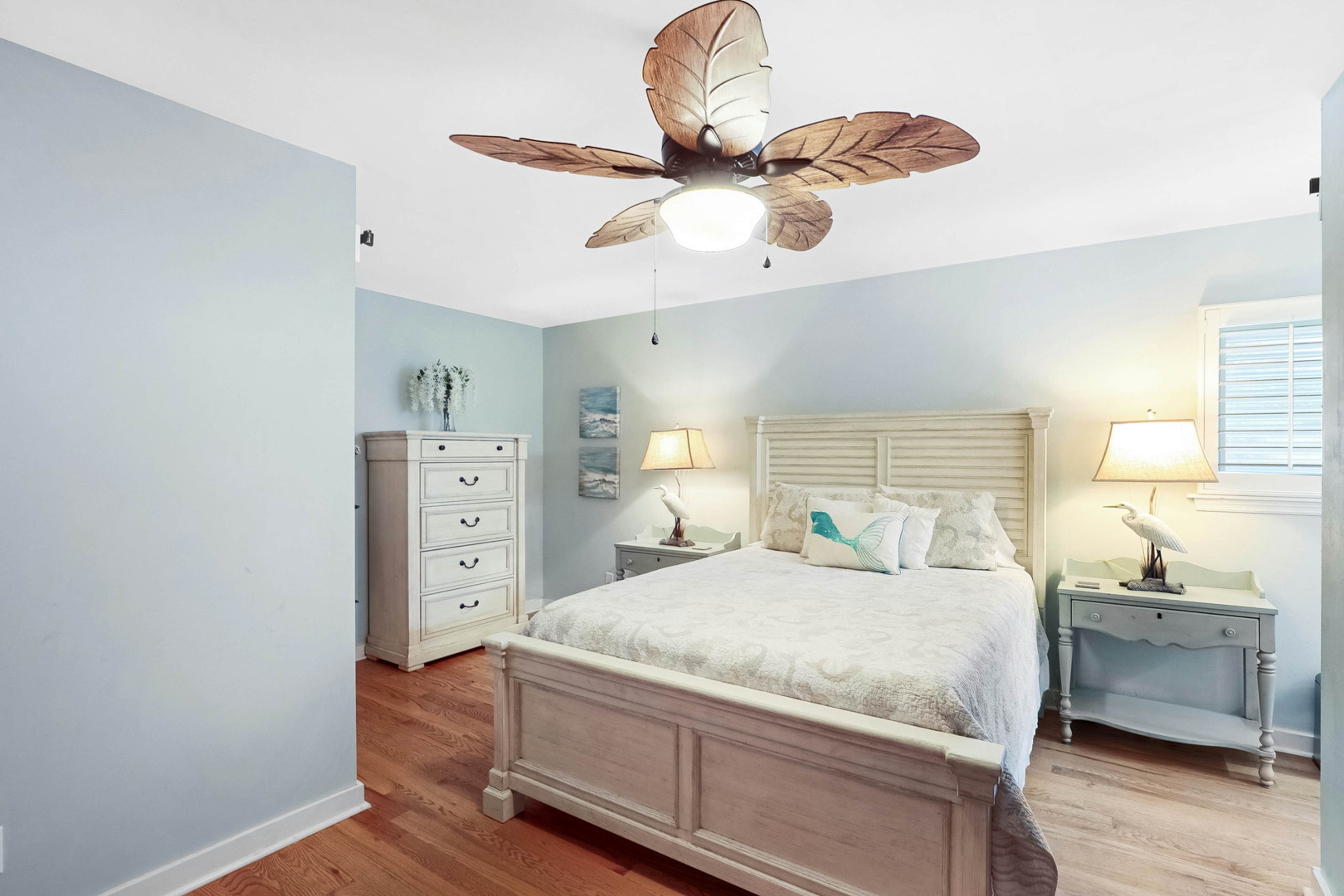 Coastal dog-friendly home with pool, ocean views & fenced yard