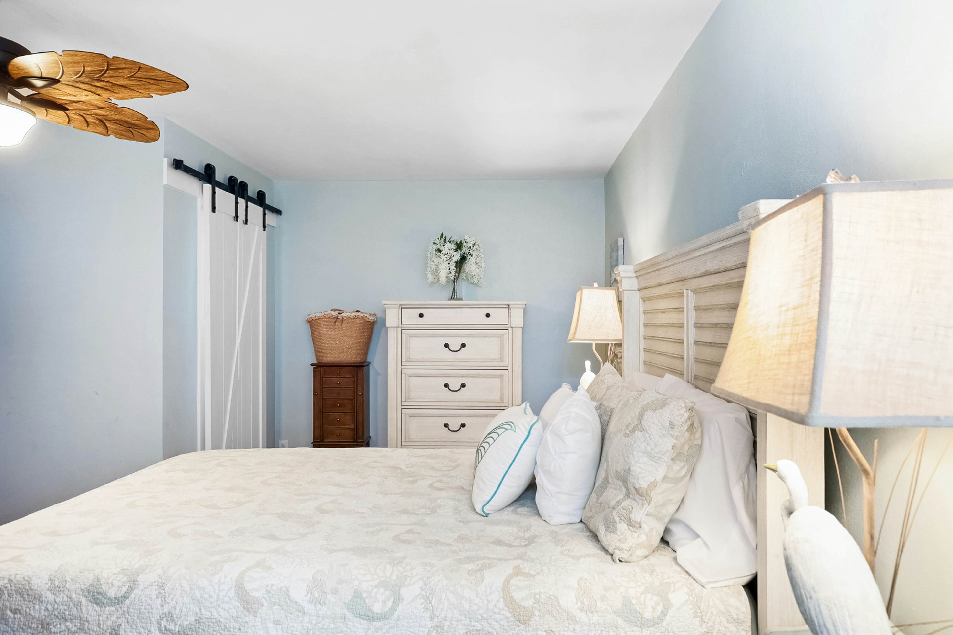 Coastal dog-friendly home with pool, ocean views & fenced yard