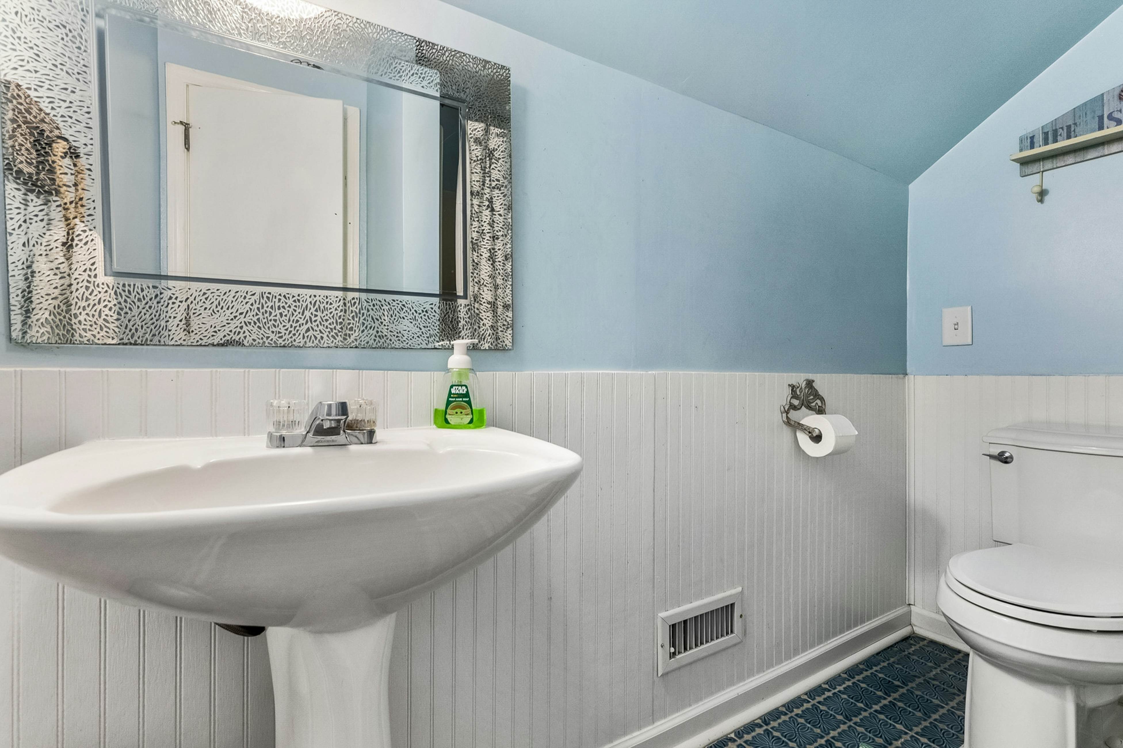 Coastal dog-friendly home with pool, ocean views & fenced yard