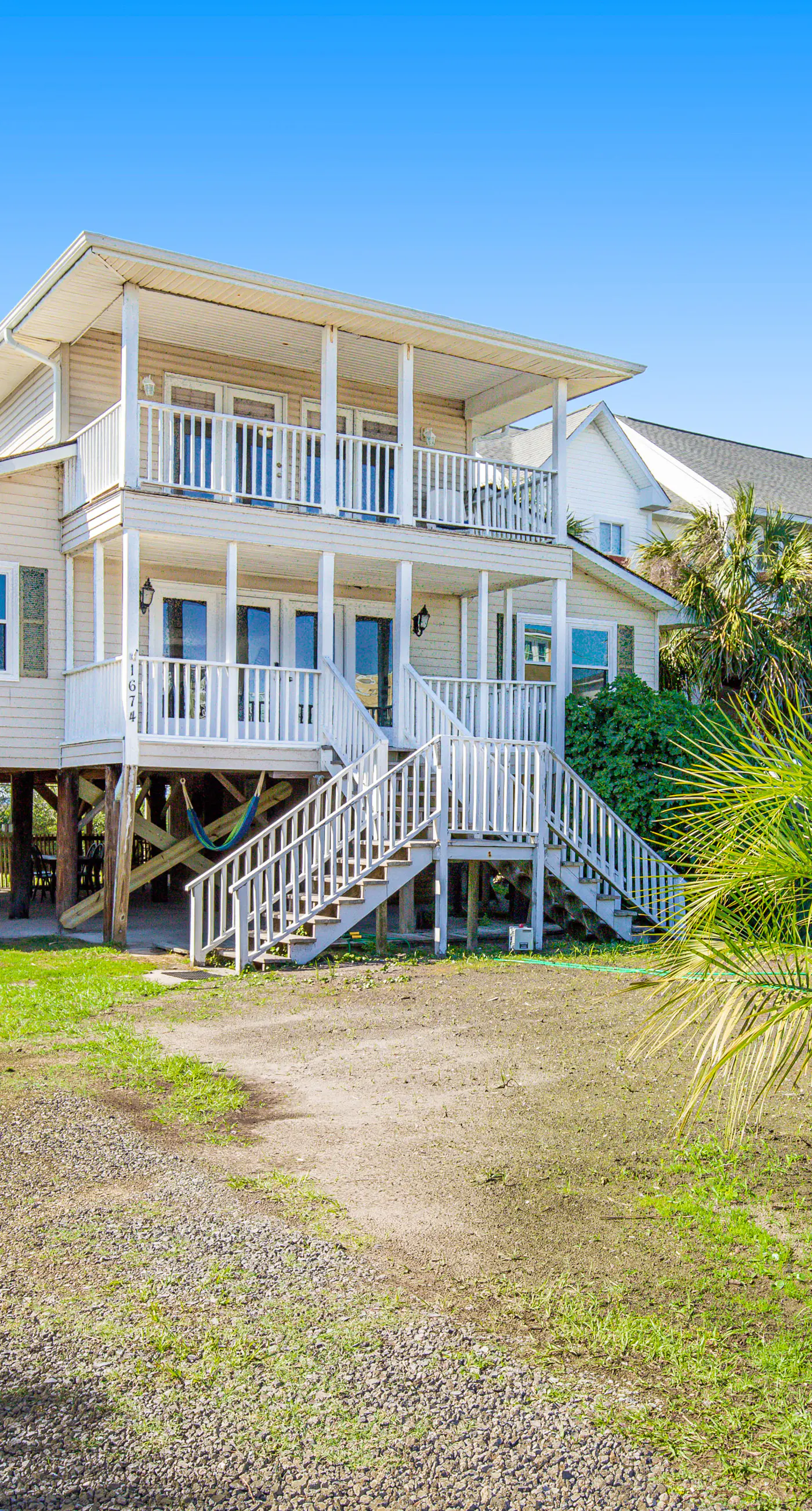 Spacious Folly Beach Retreat w/ Multi-Level Decks & Water Views