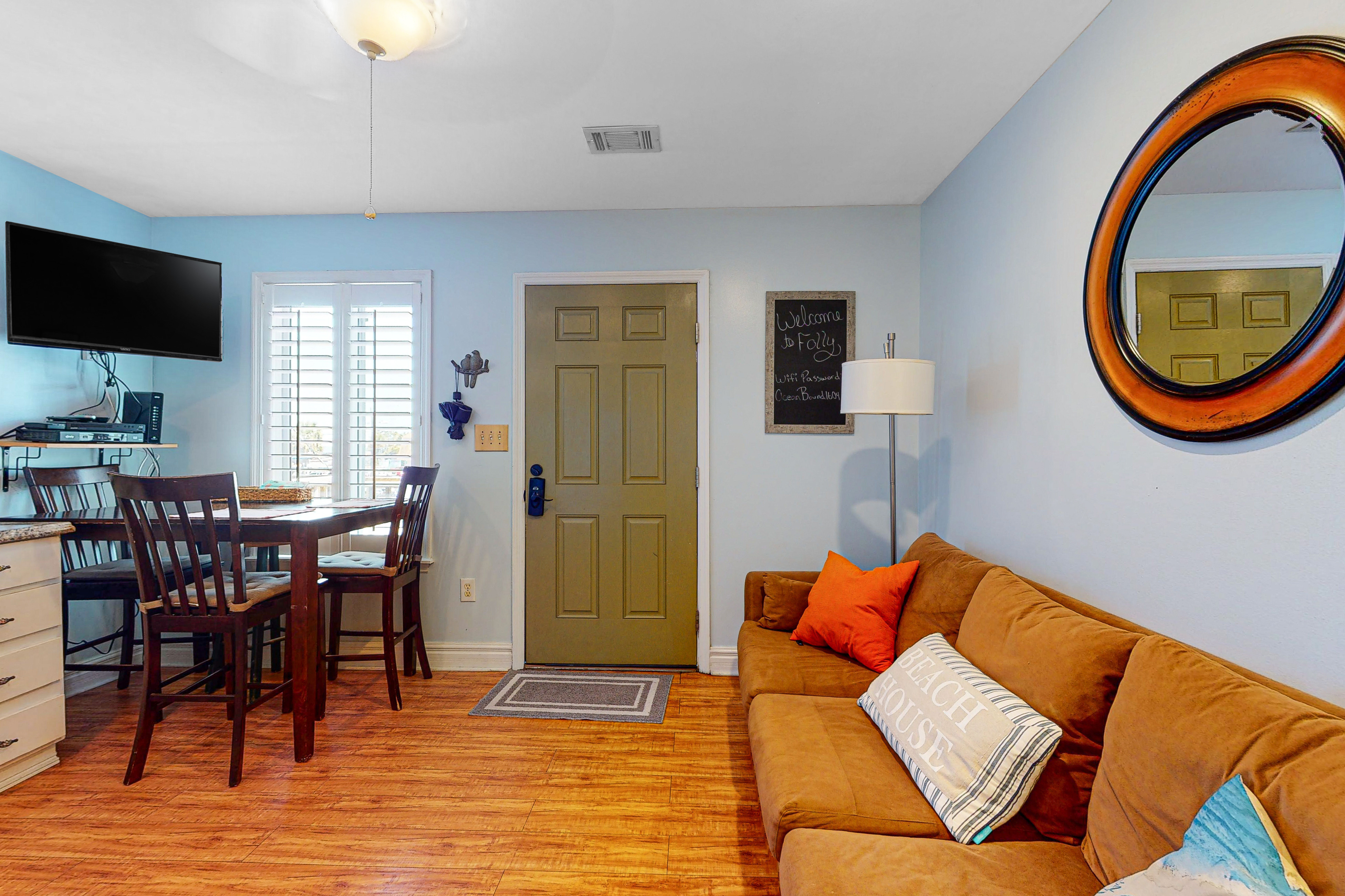 Dog-Friendly, Downtown Folly Beach Condo w/Free WiFi, Flatscreen TVs & more
