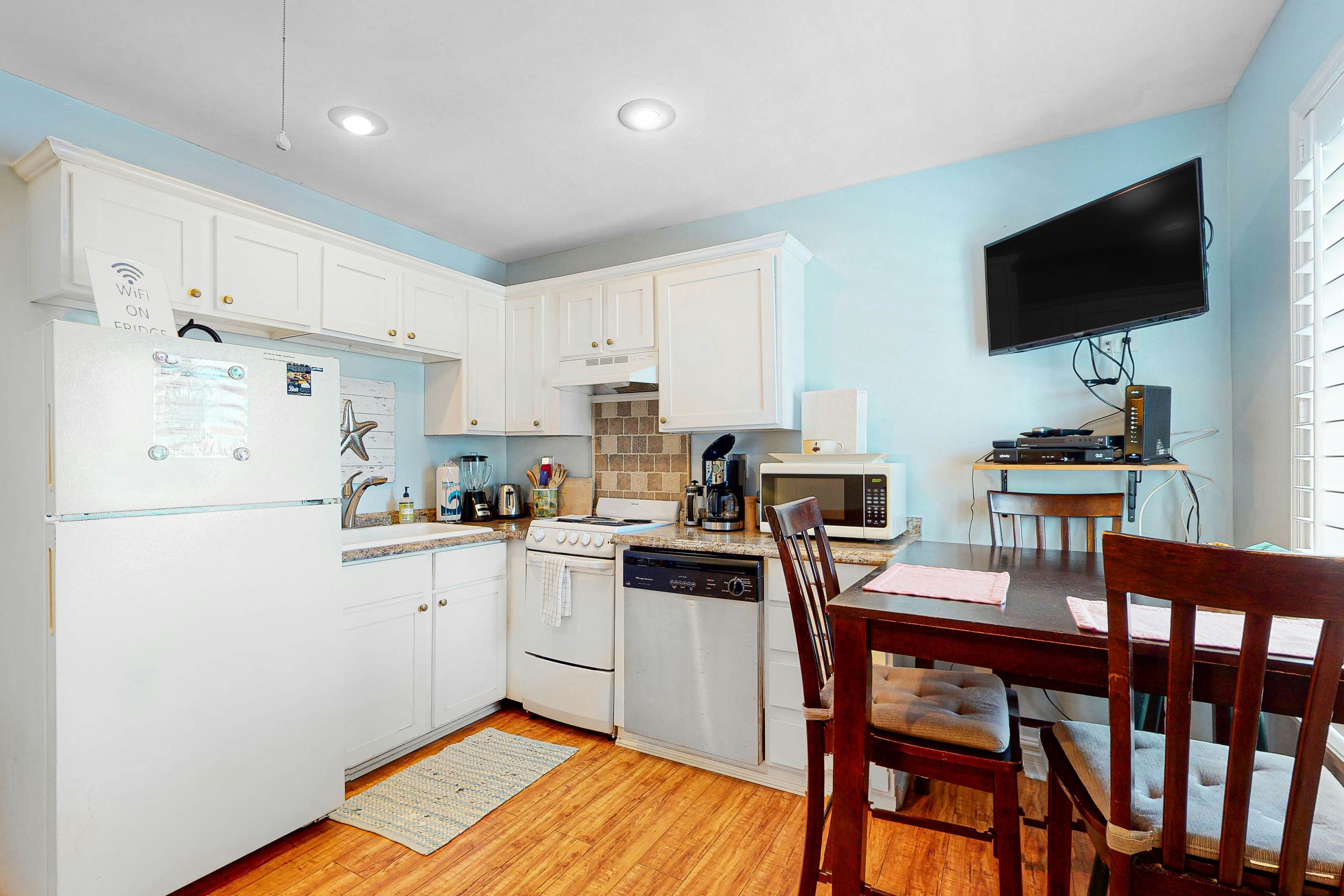 Dog-Friendly, Downtown Folly Beach Condo w/Free WiFi, Flatscreen TVs & more