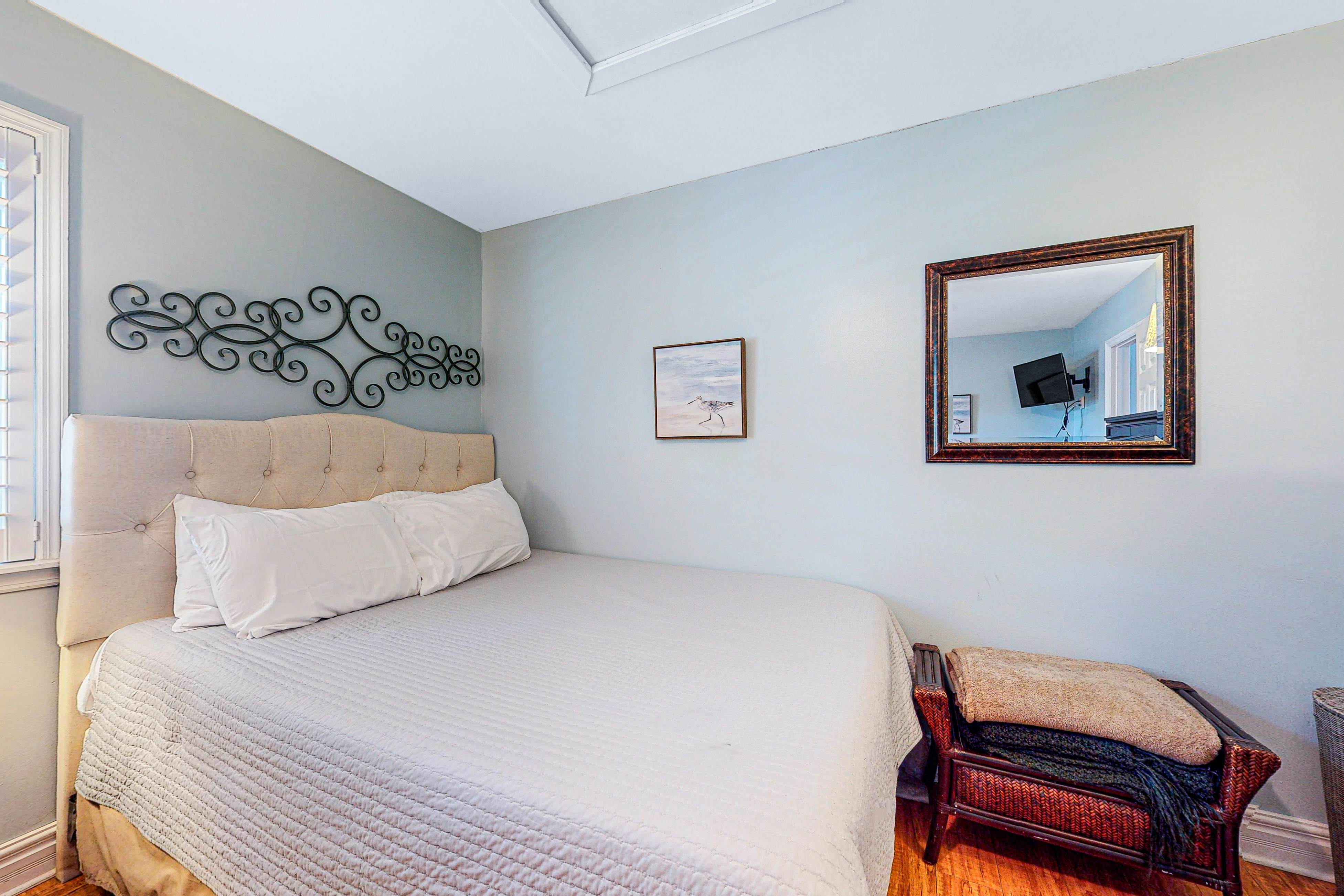 Dog-Friendly, Downtown Folly Beach Condo w/Free WiFi, Flatscreen TVs & more