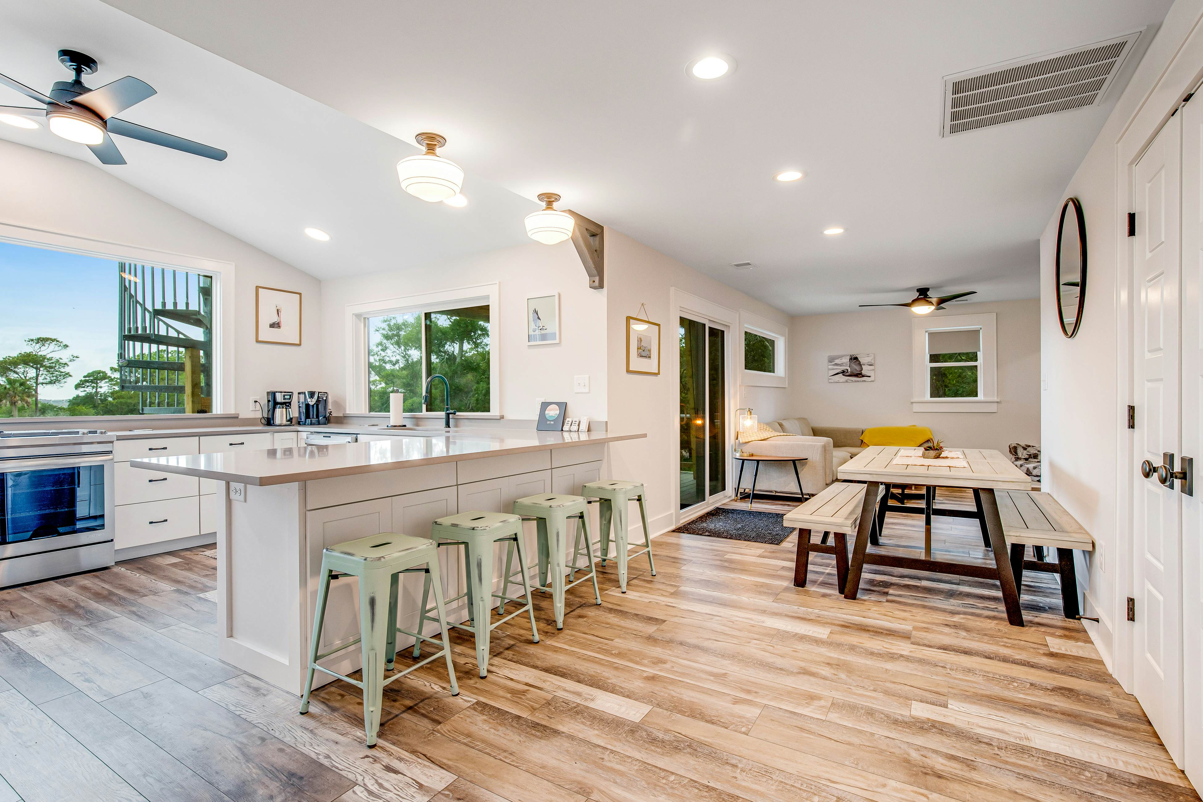 Fantastic coastal retreat with private dock, gas grill, two decks, & fast WiFi