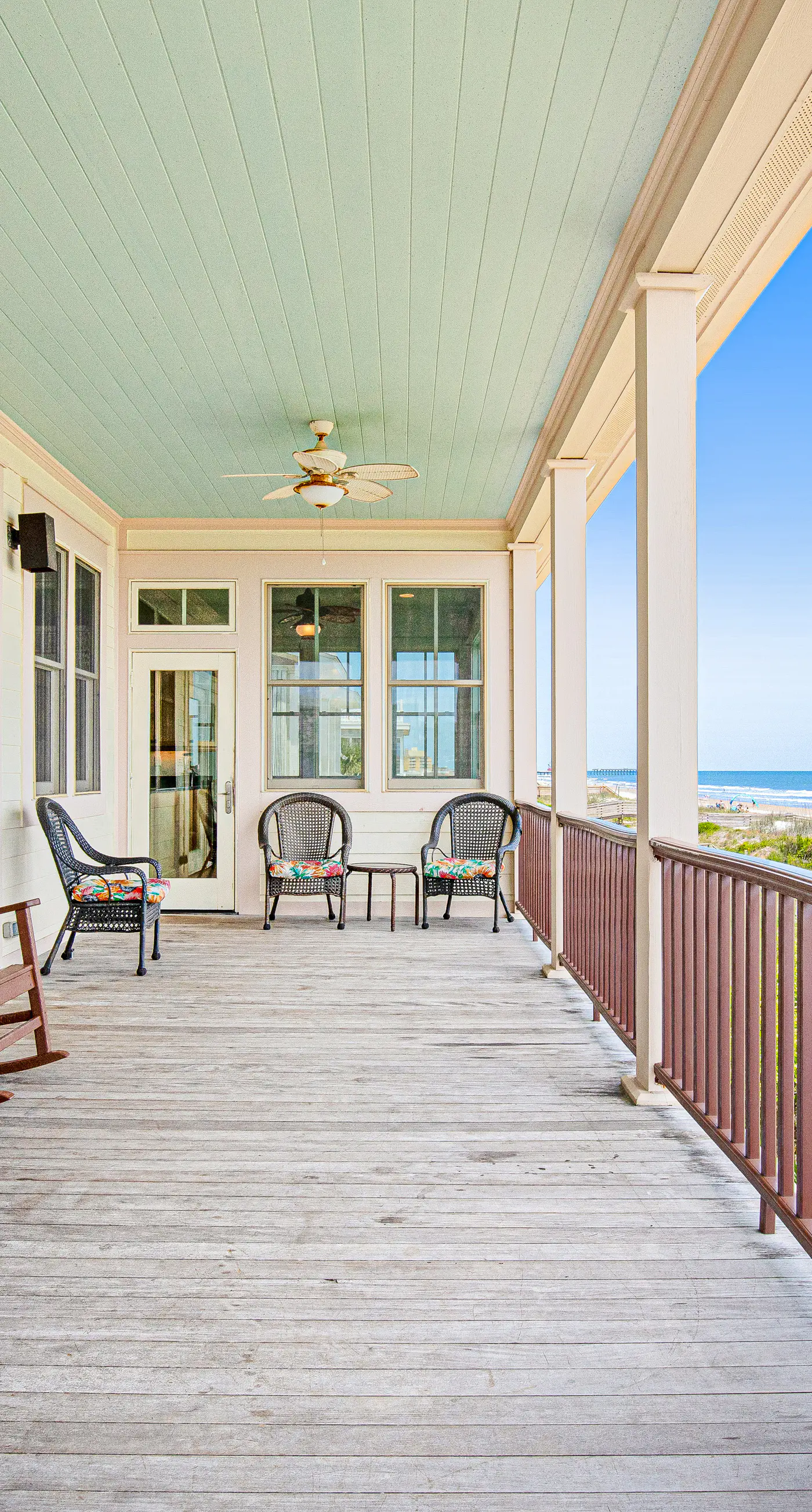 Gorgeous Beachfront Home w/ Oceanfront Views, Deck, Beach Boardwalk & WiFi