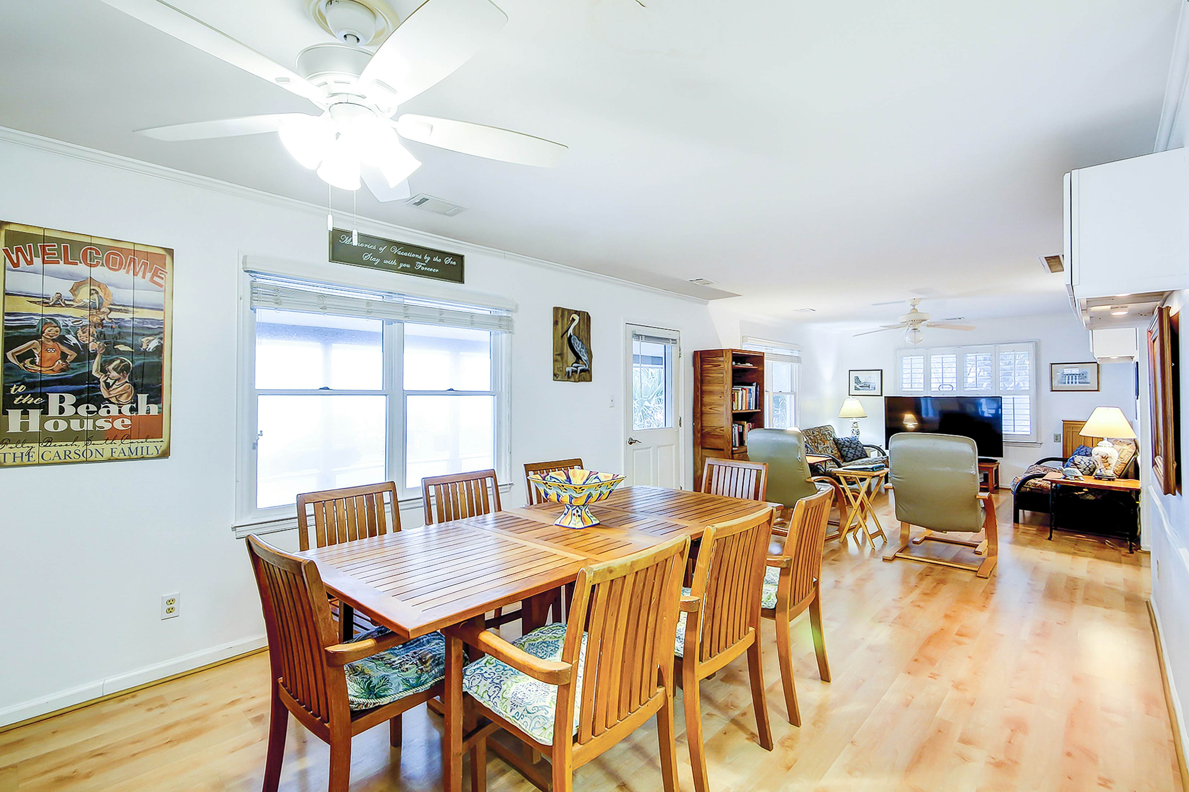 Beach Across the Street Ocean View Home w/ Roof Deck, Porch, AC - Dogs OK