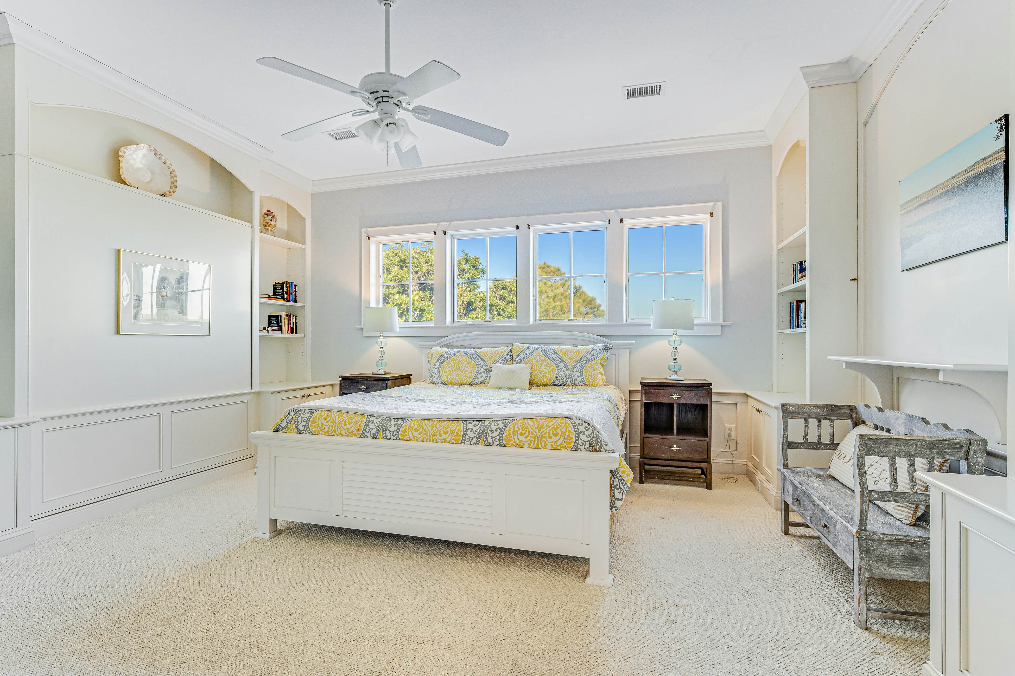 Ocean-View Luxury Home - Dog-Friendly - Private Hot Tub, WiFi, W/D & Central AC