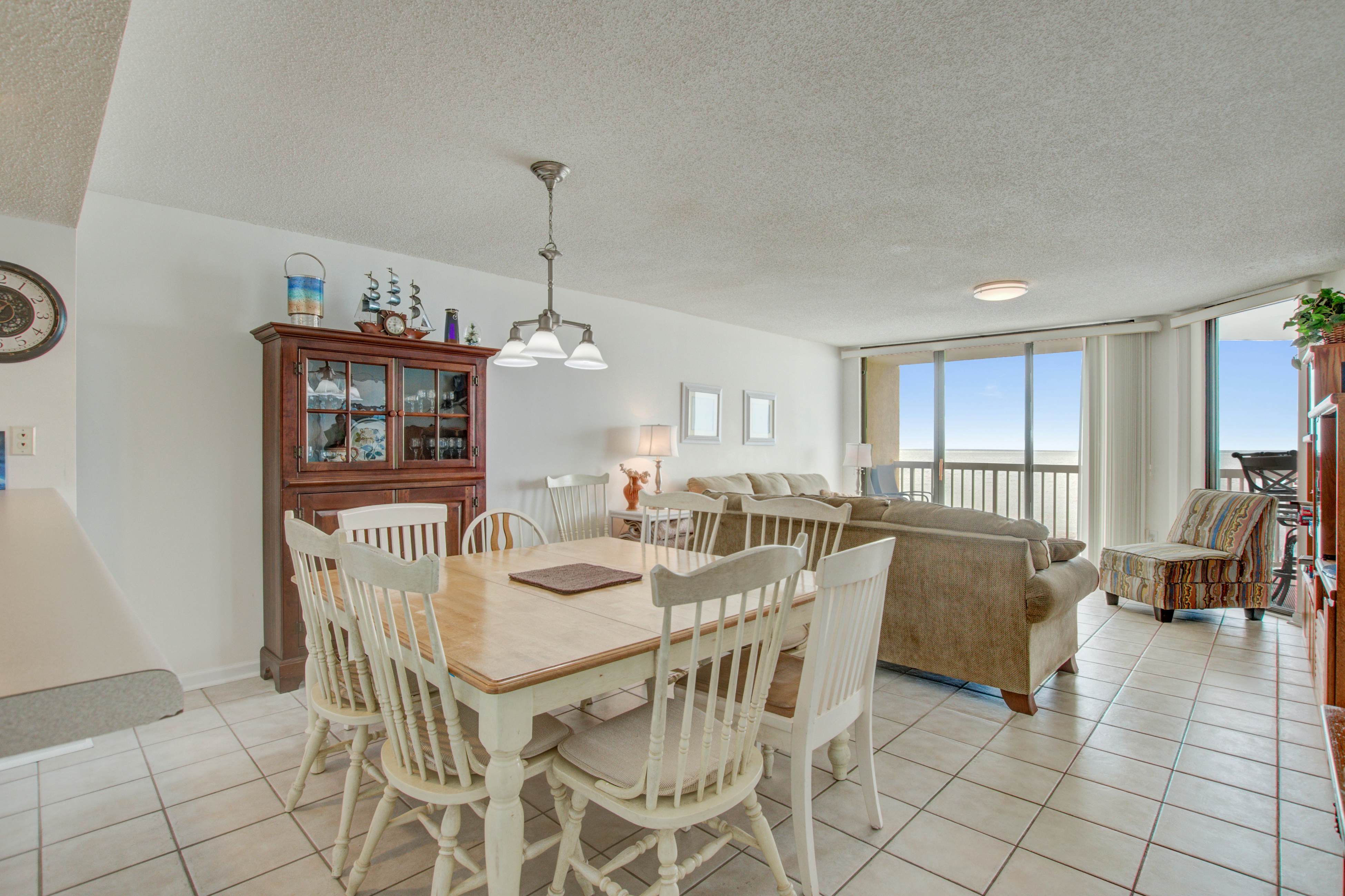 Oceanfront, third-floor villa with large private balcony and shared pools