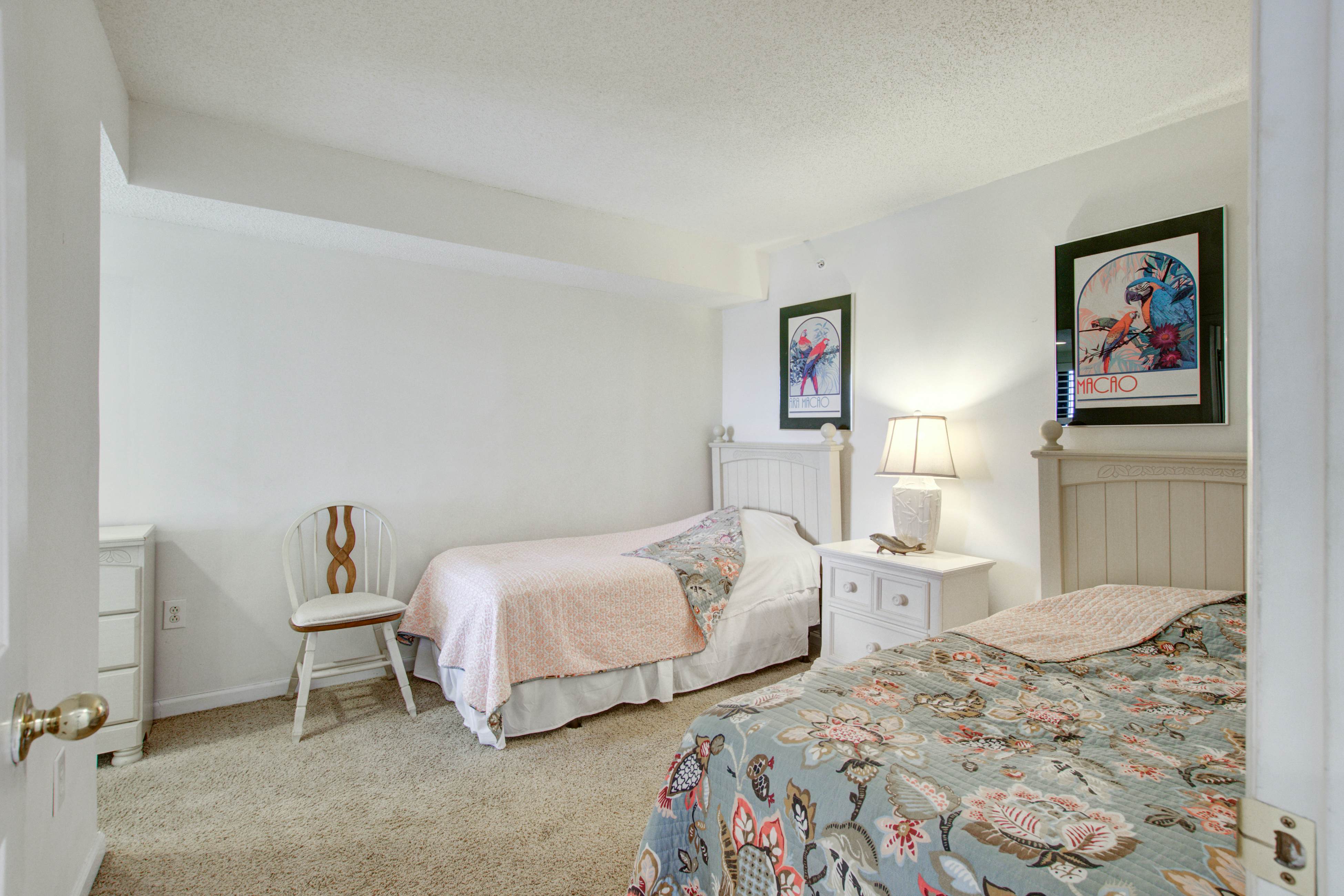 Oceanfront, third-floor villa with large private balcony and shared pools