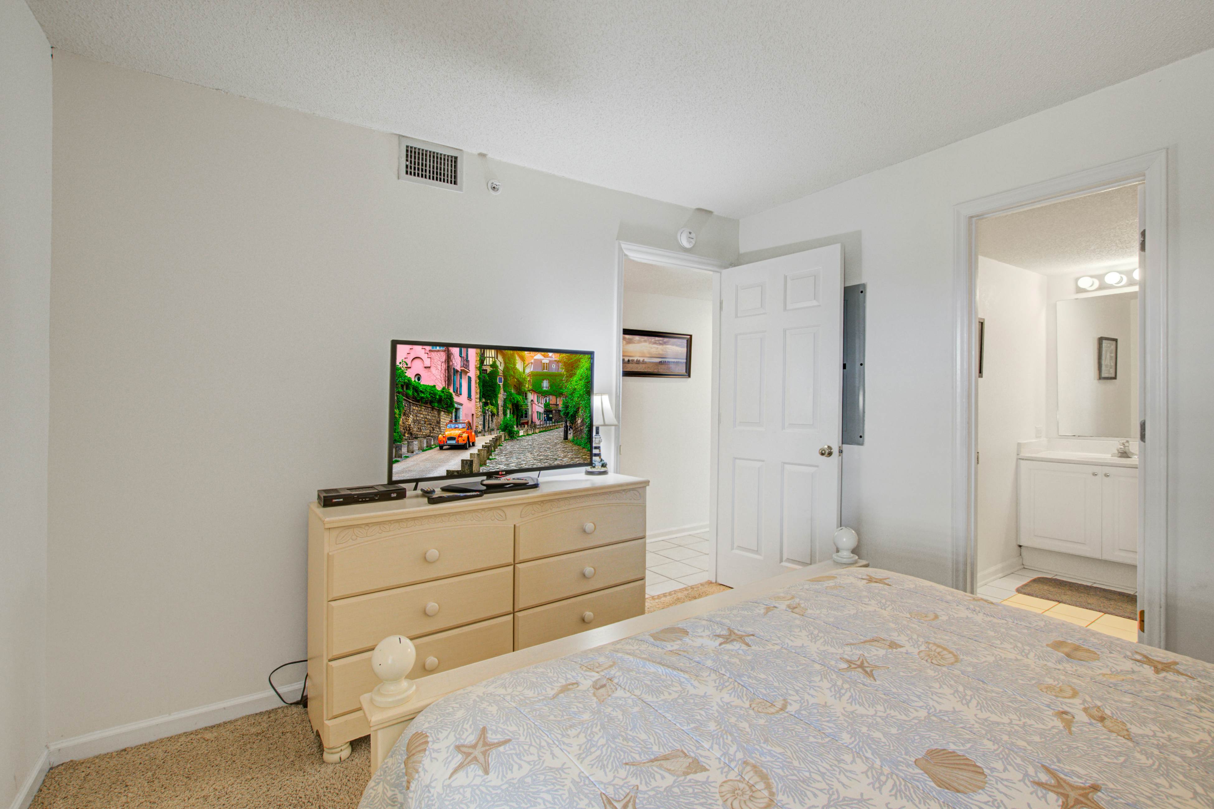 Oceanfront, third-floor villa with large private balcony and shared pools