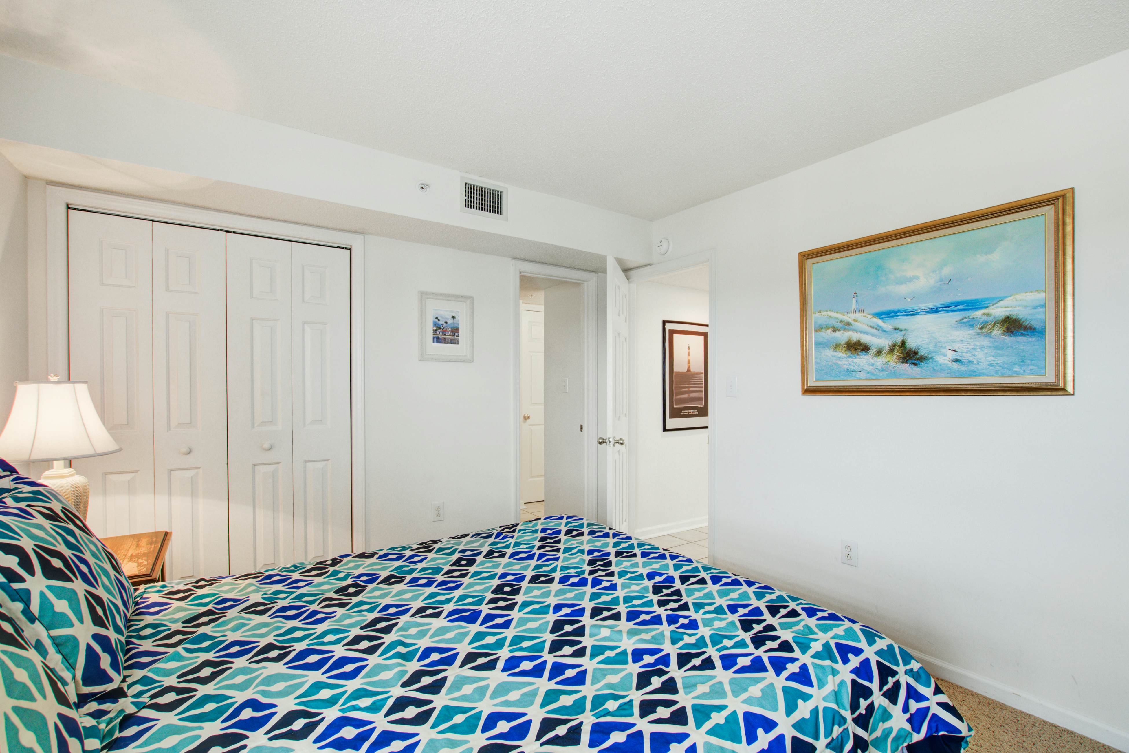 Oceanfront, third-floor villa with large private balcony and shared pools