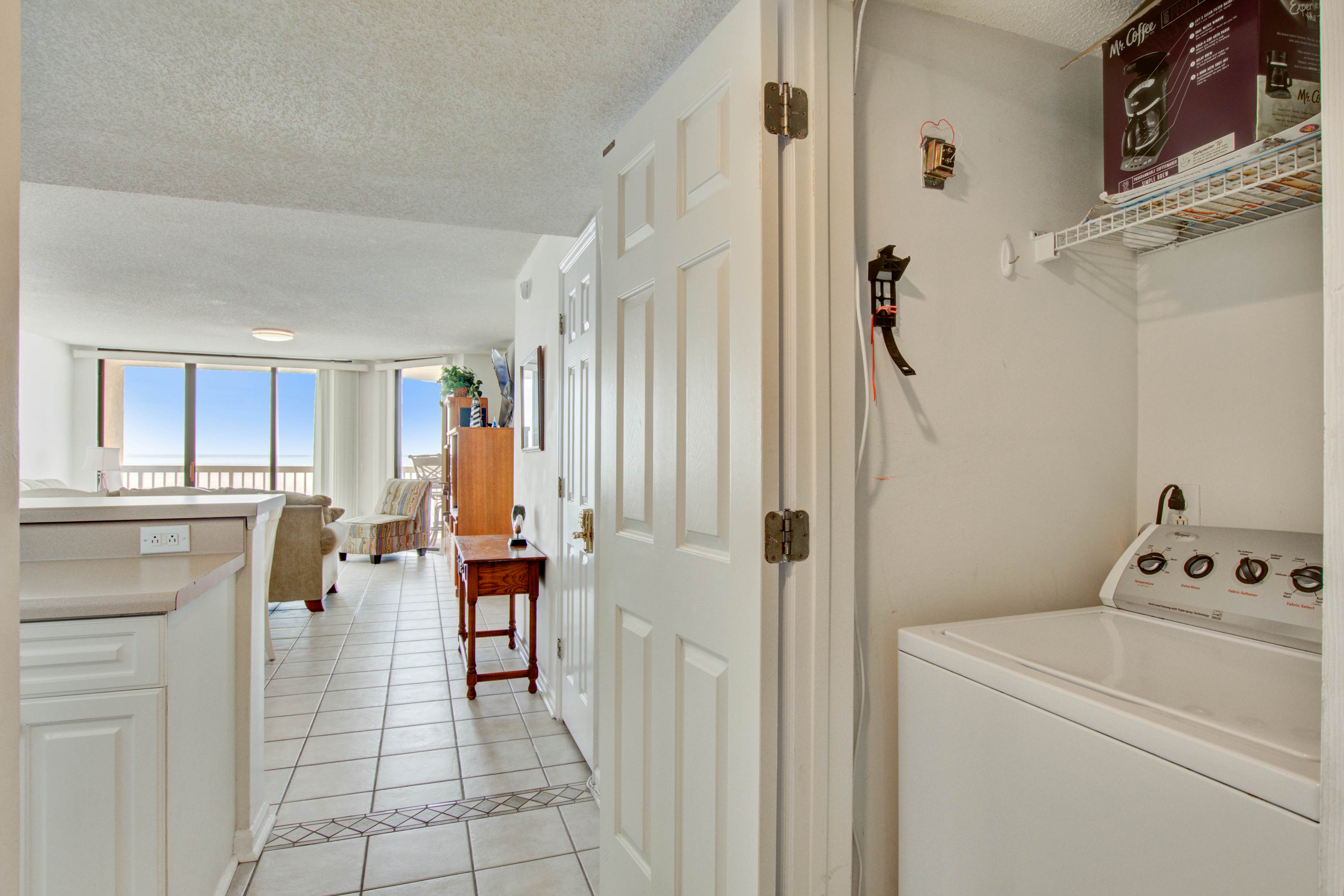 Oceanfront, third-floor villa with large private balcony and shared pools