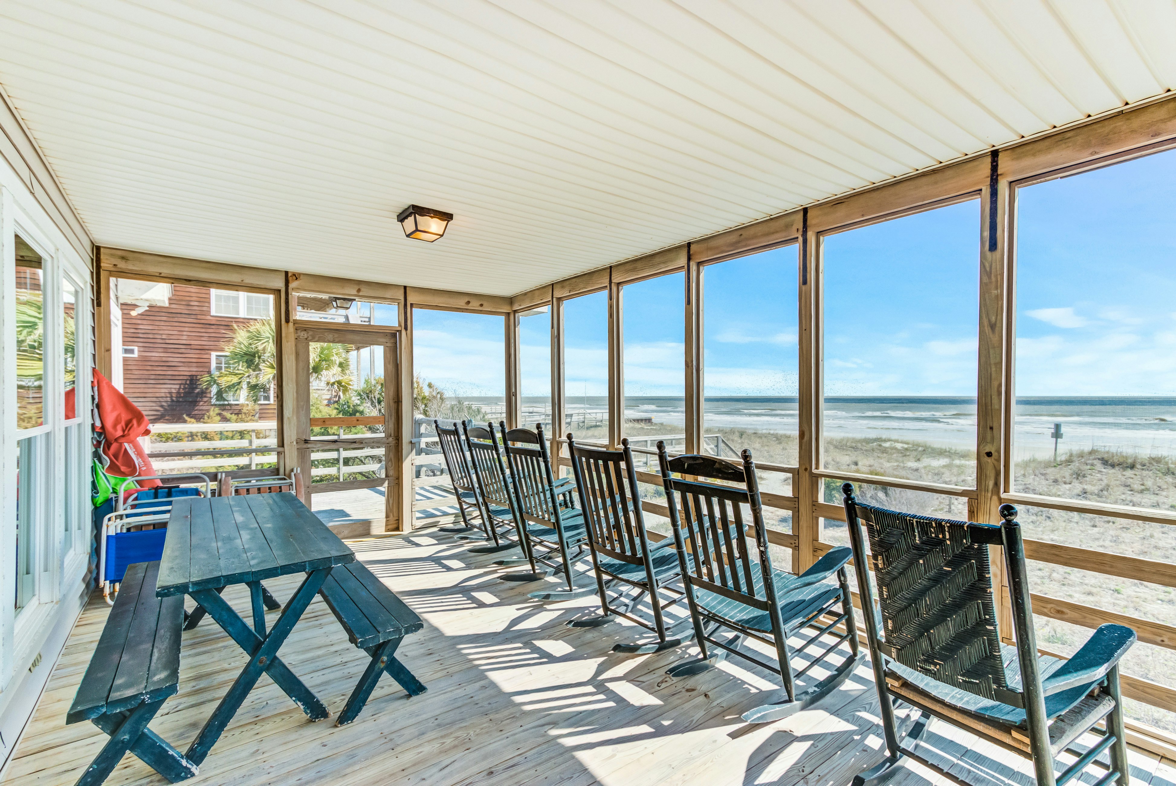 Special oceanfront home w/ stunning ocean views & private beach access