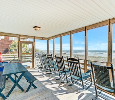 Special oceanfront home w/ stunning ocean views & private beach access