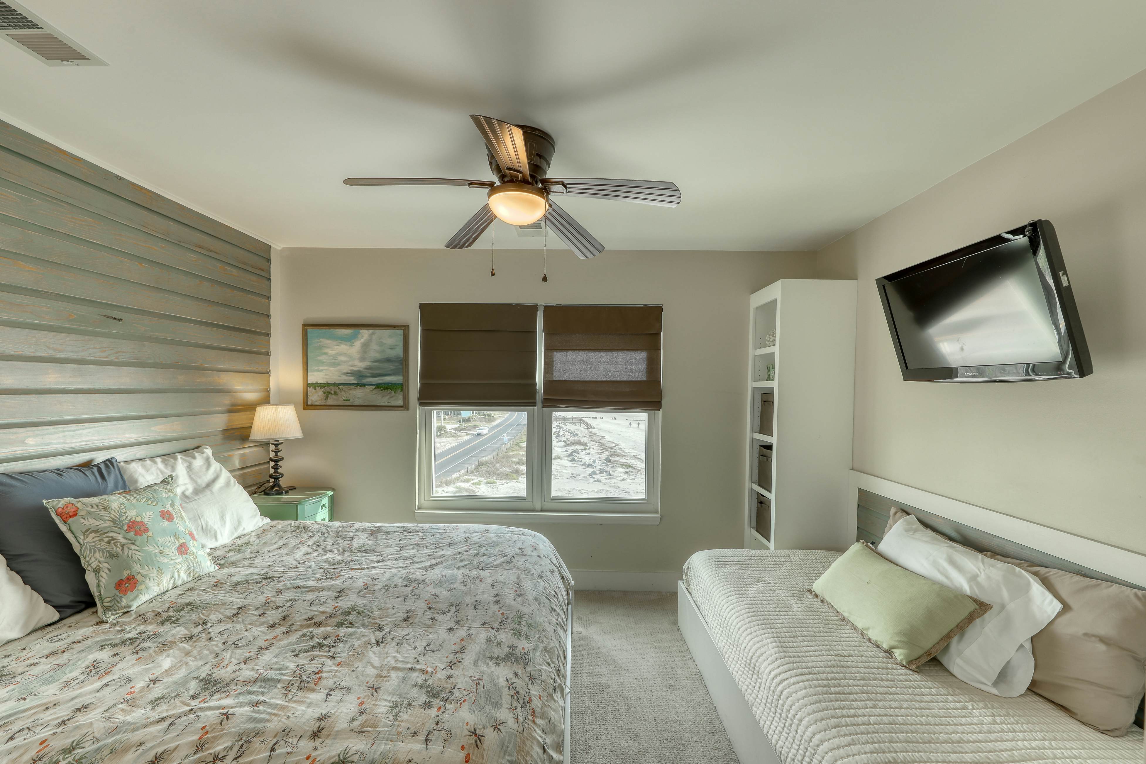 Raised oceanfront home with elevator & outdoor shower just steps from beach