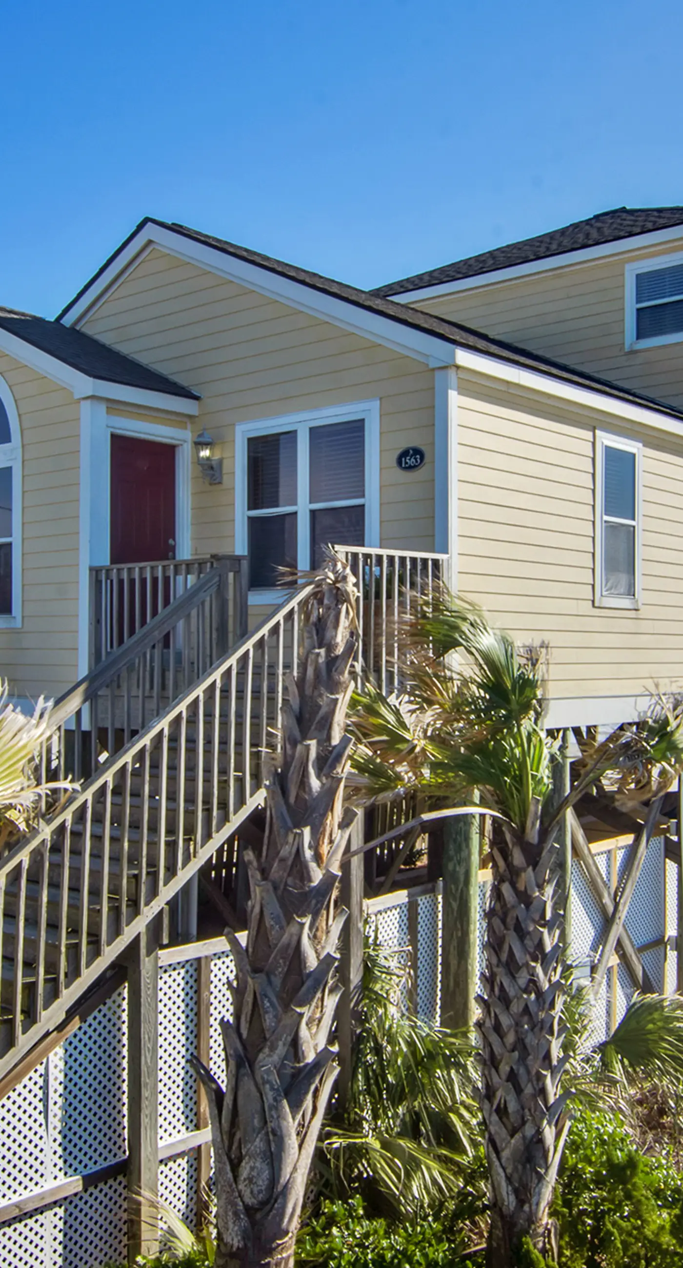Newly renovated oceanfront home with private beach access & screened porch