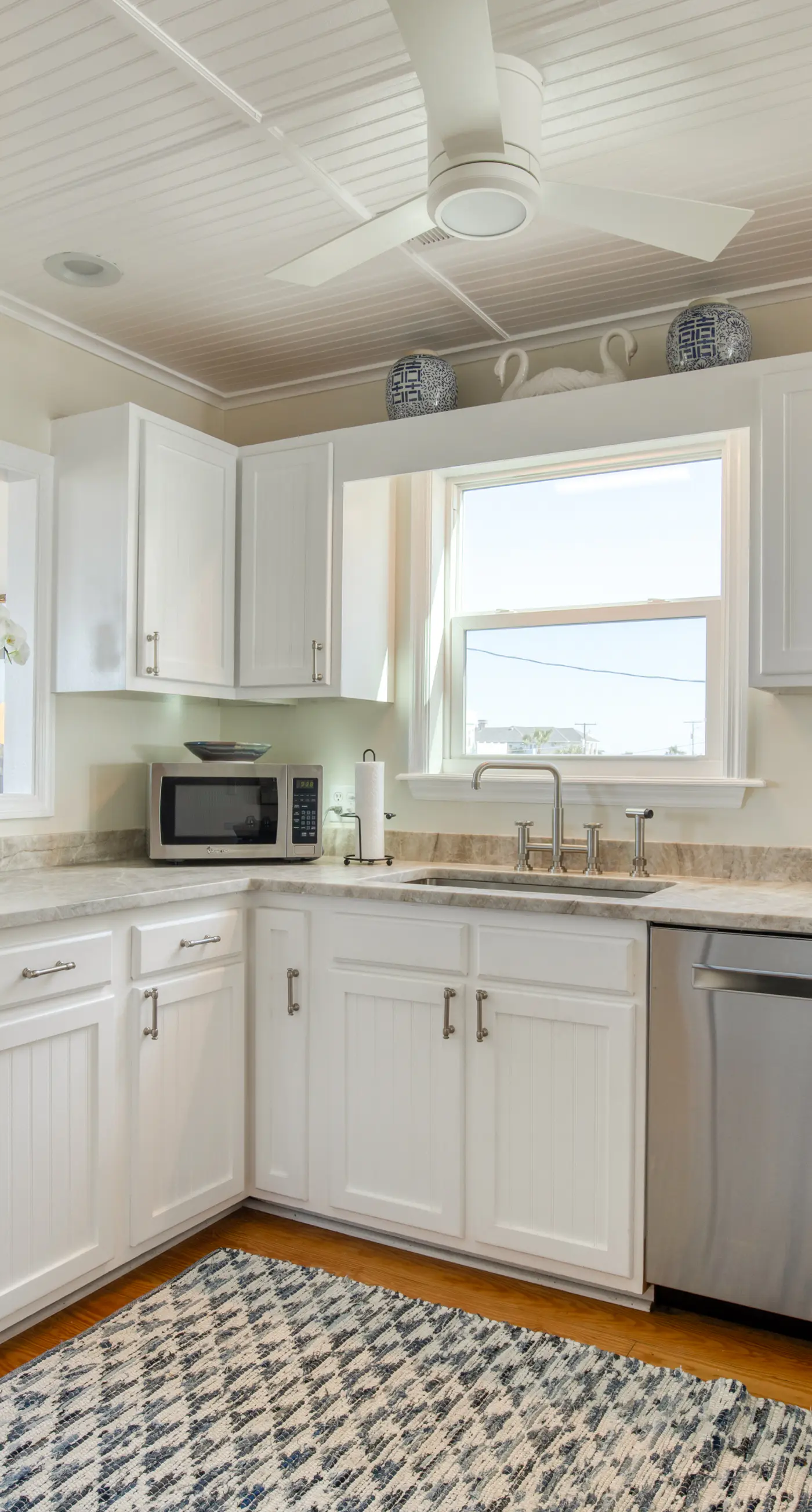 Newly renovated oceanfront home with private beach access & screened porch