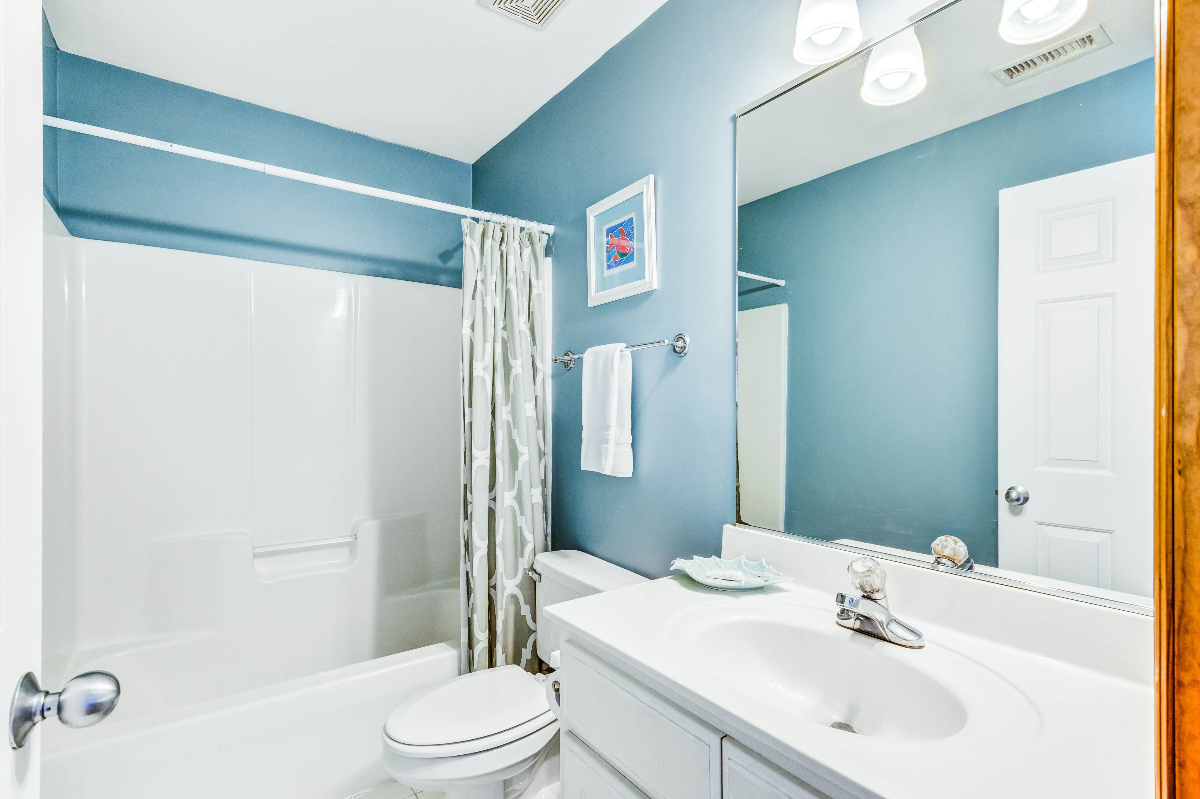 Oceanfront home with private beach access, screened porch & large deck