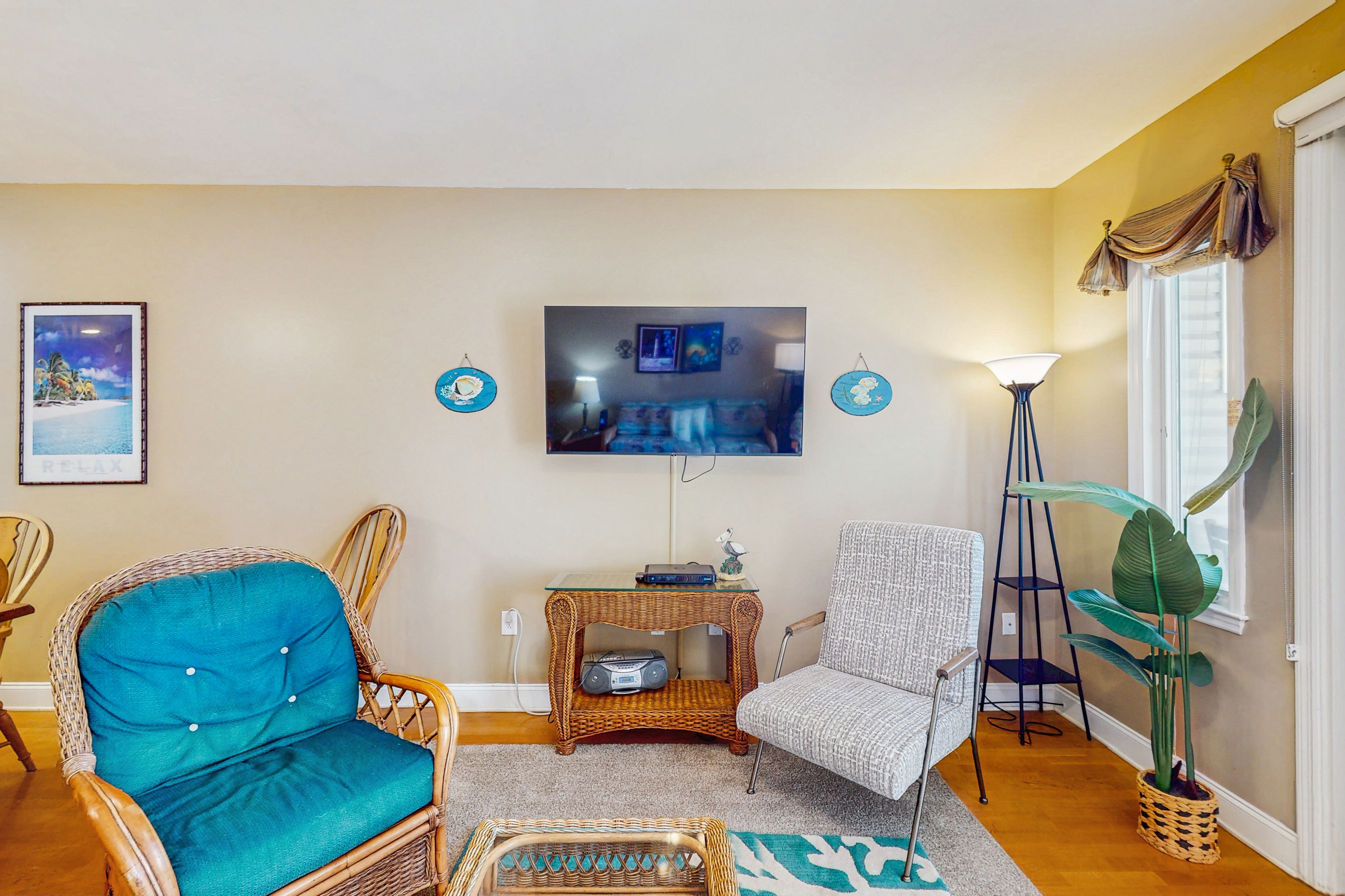 First-floor beach condo w/Gulf and ocean views and two covered decks