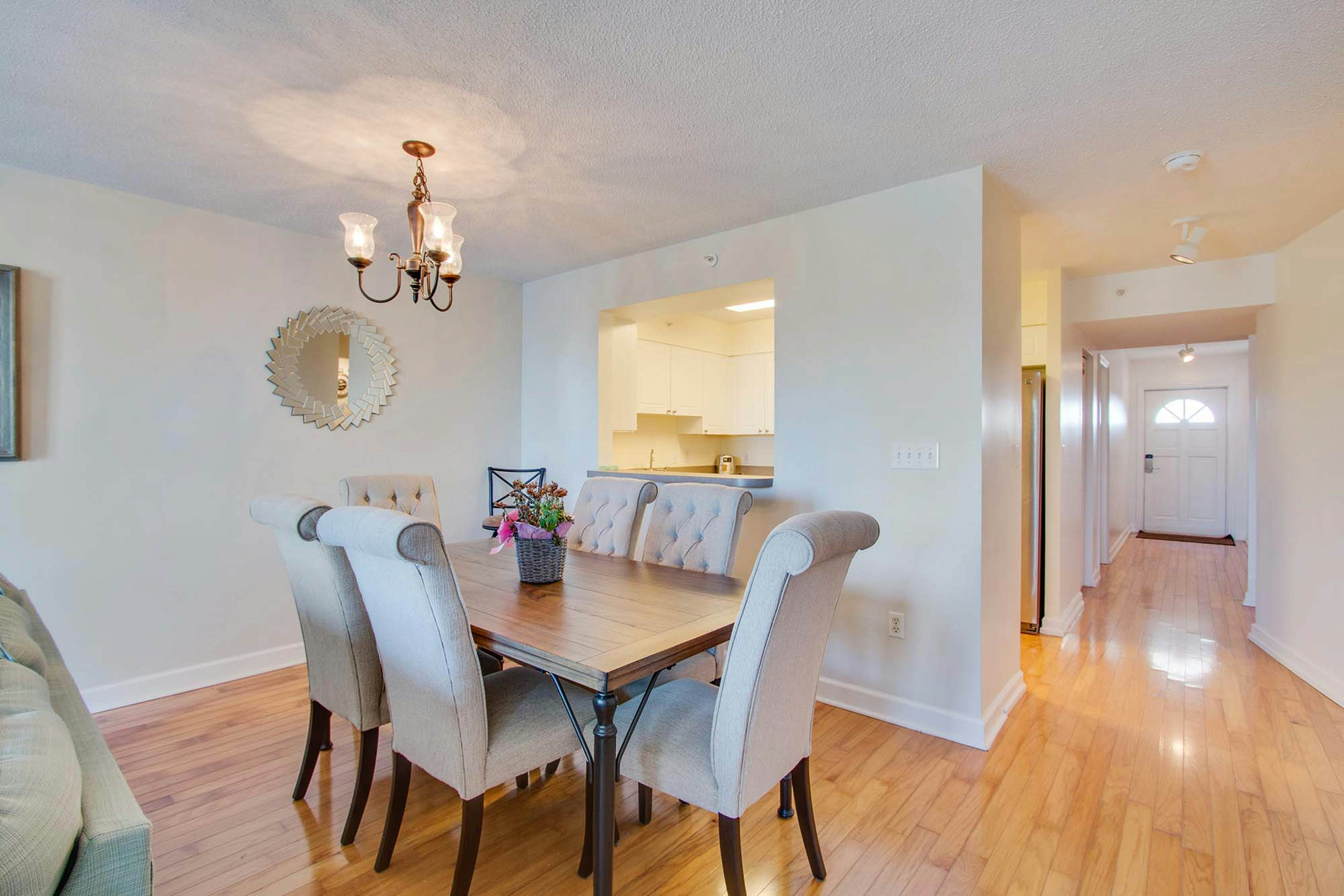 Second-floor condo with river views and access to a community pool